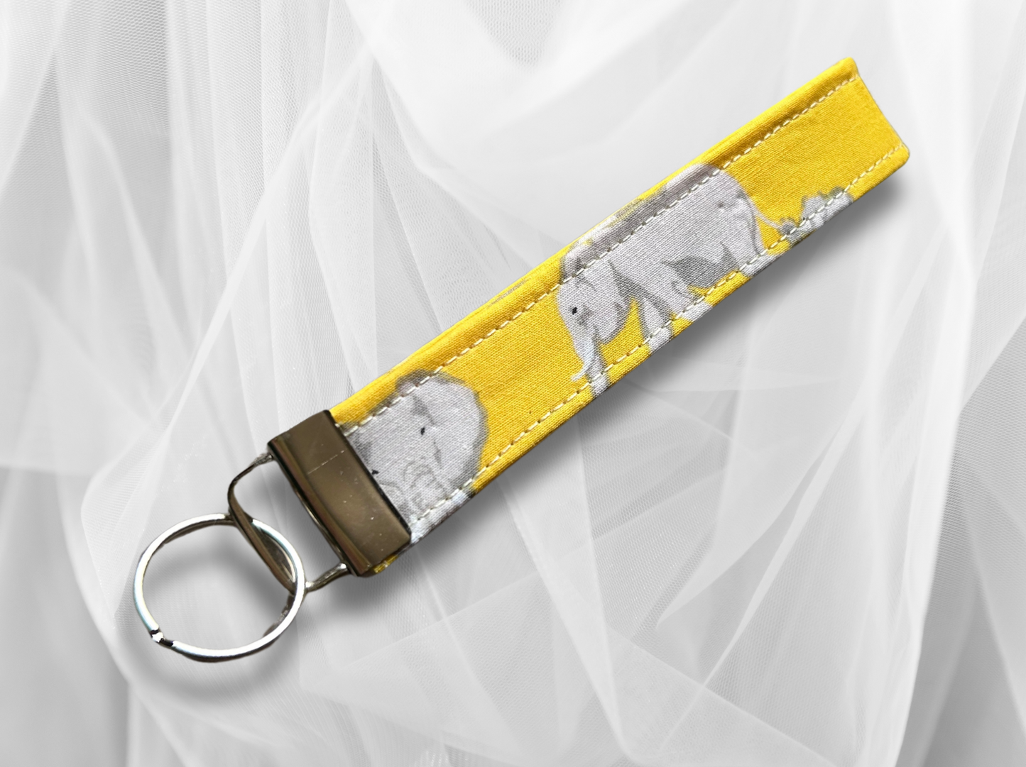 Key Fob, Keyring, New Driver Gift, Elephants