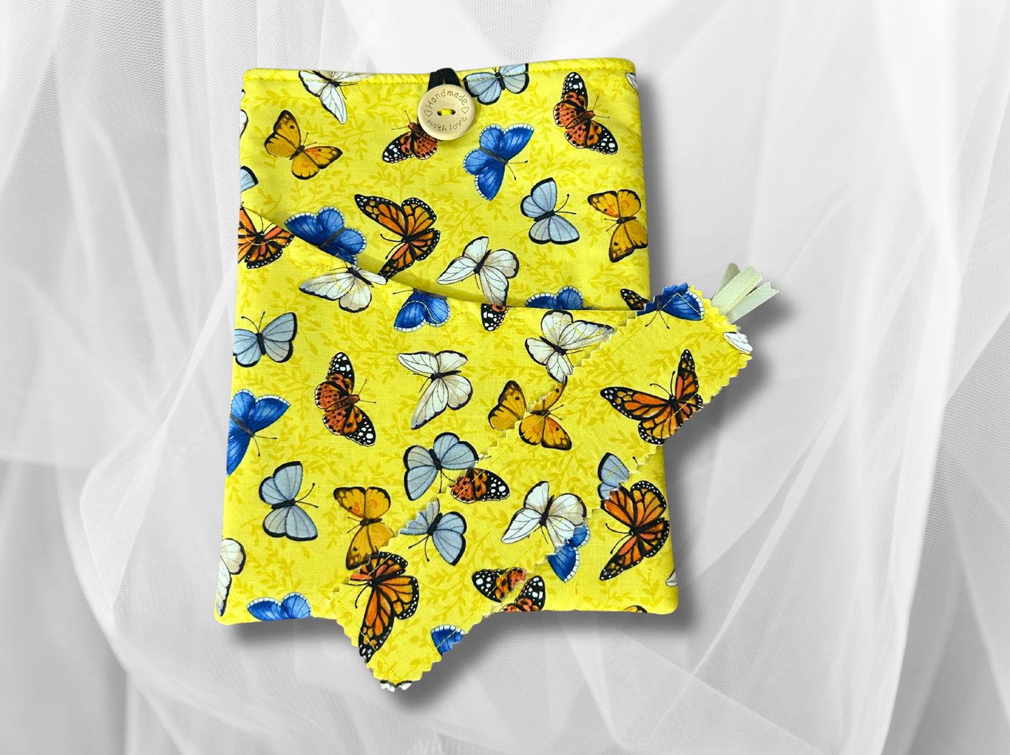 Book Sleeve, Book Protector, Book cover, Book mark, Butterfly book holder