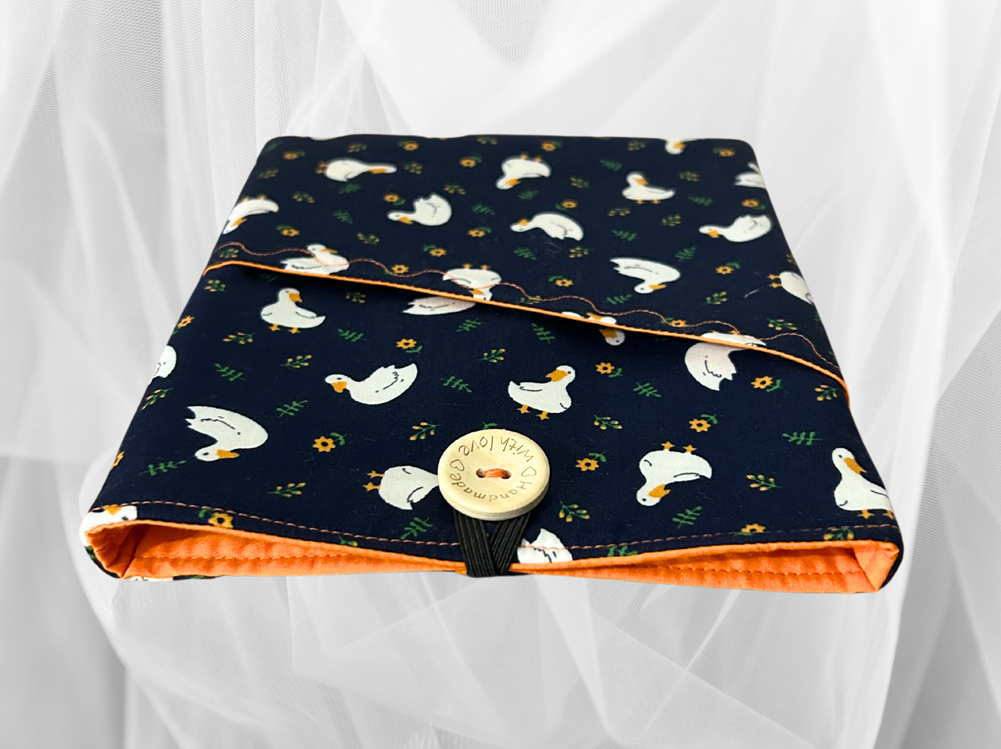 Book Sleeve, Book Protector, Book cover, Book mark, Duck book holder