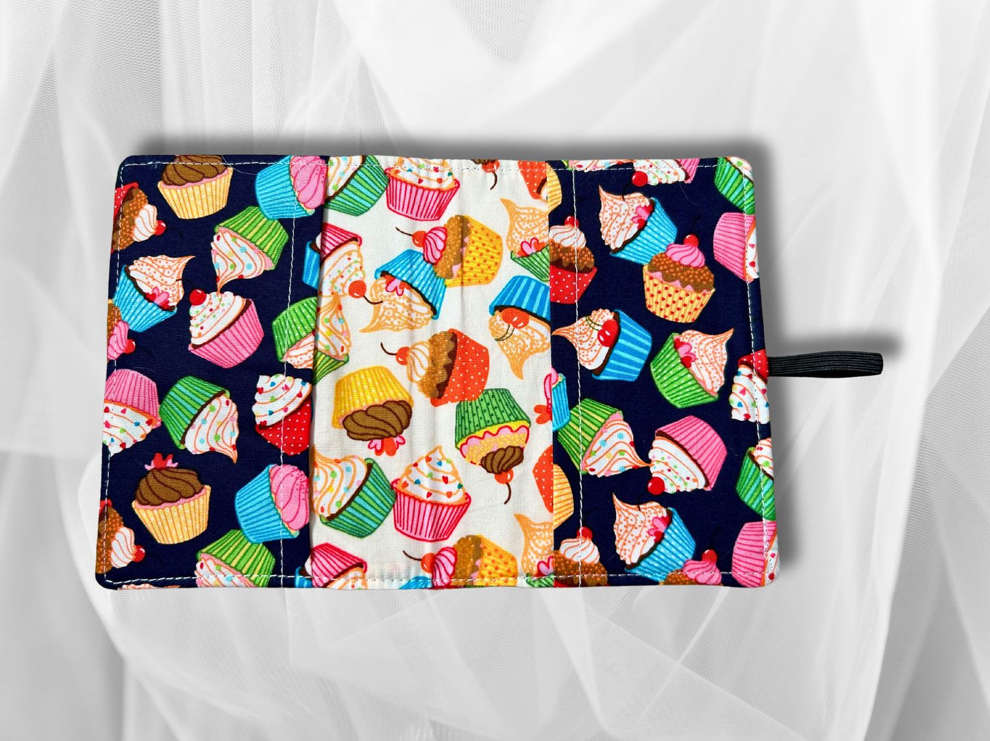 Passport cover, passport holder, passport wallet, Cupcakes