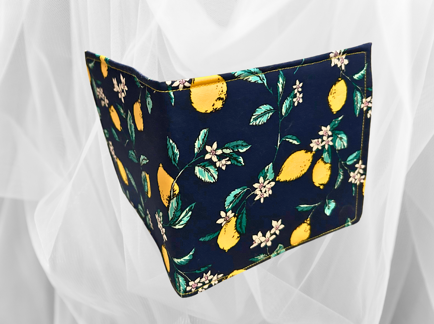 Blue Badge holder, Disabled parking permit holder, Lemons blue badge holder, Fabric blue badge holder