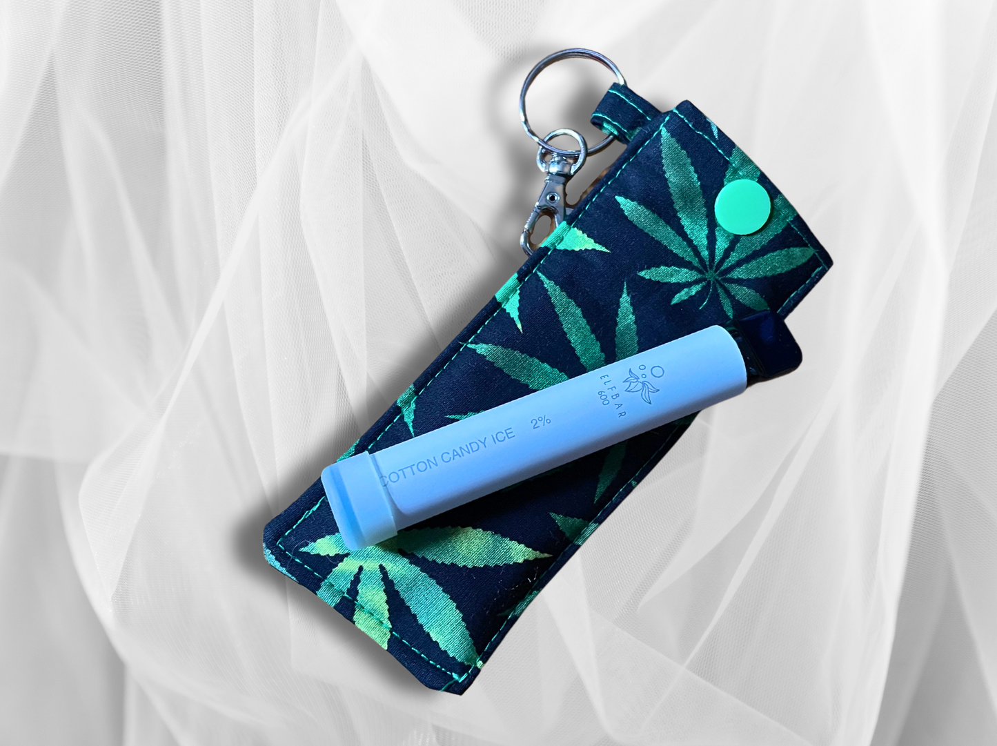 Vape holder, Vape pen case, Hemp Leaf