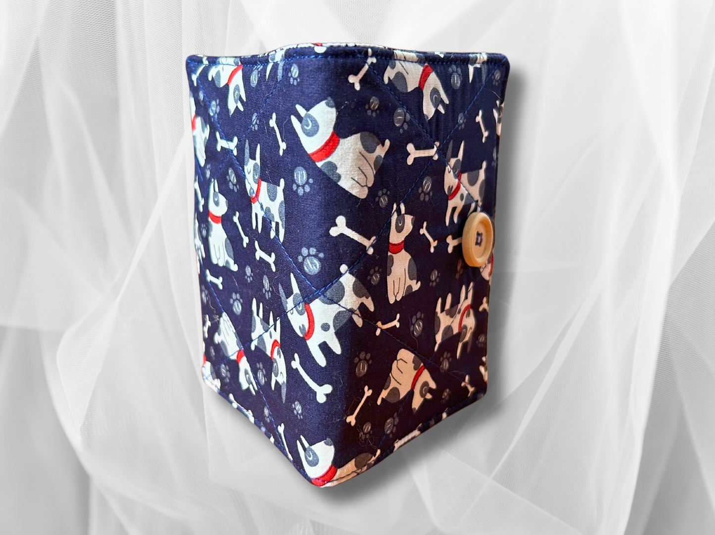 Passport cover, passport holder, passport wallet, Puppies