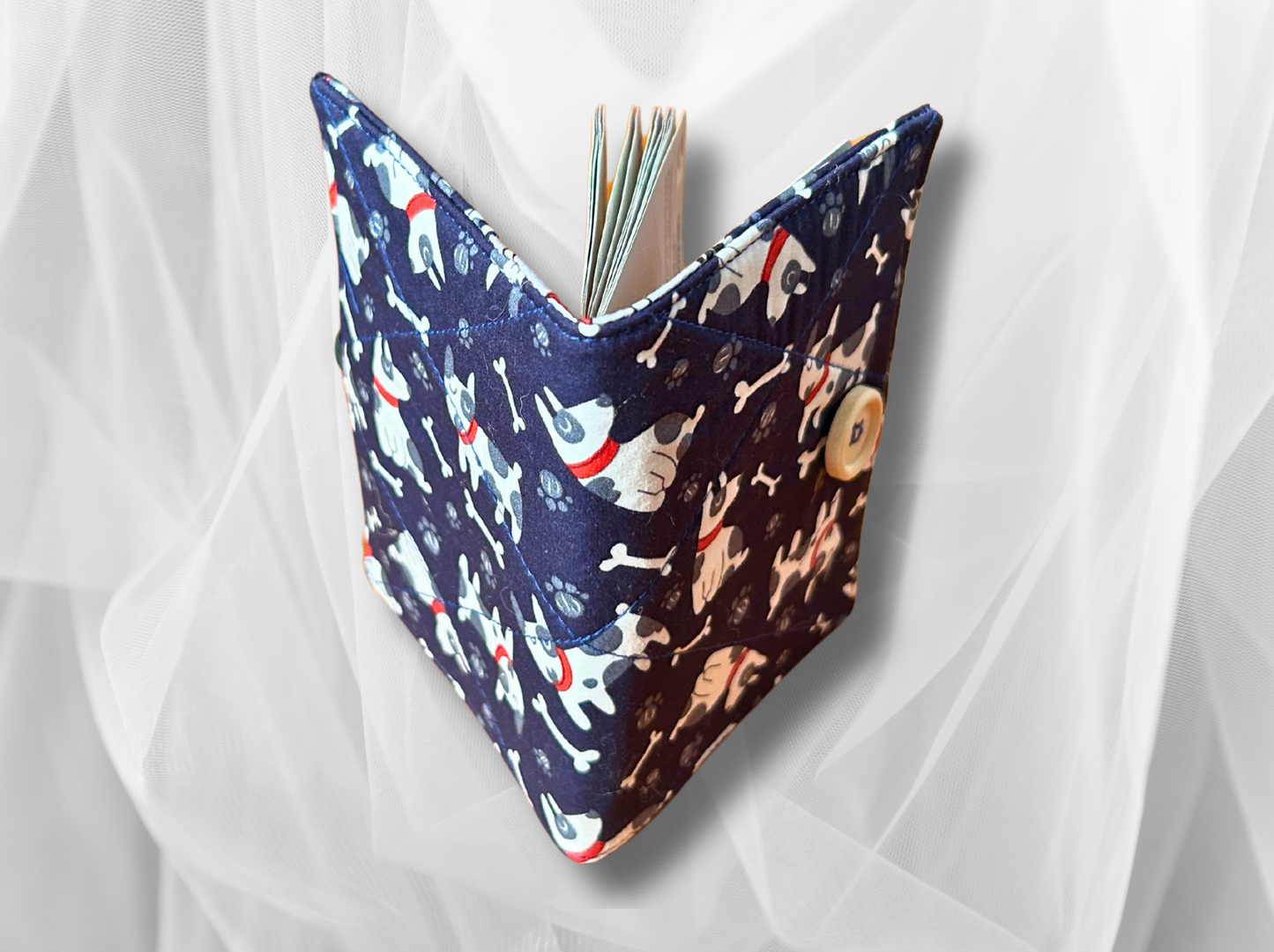 Passport cover, passport holder, passport wallet, Puppies
