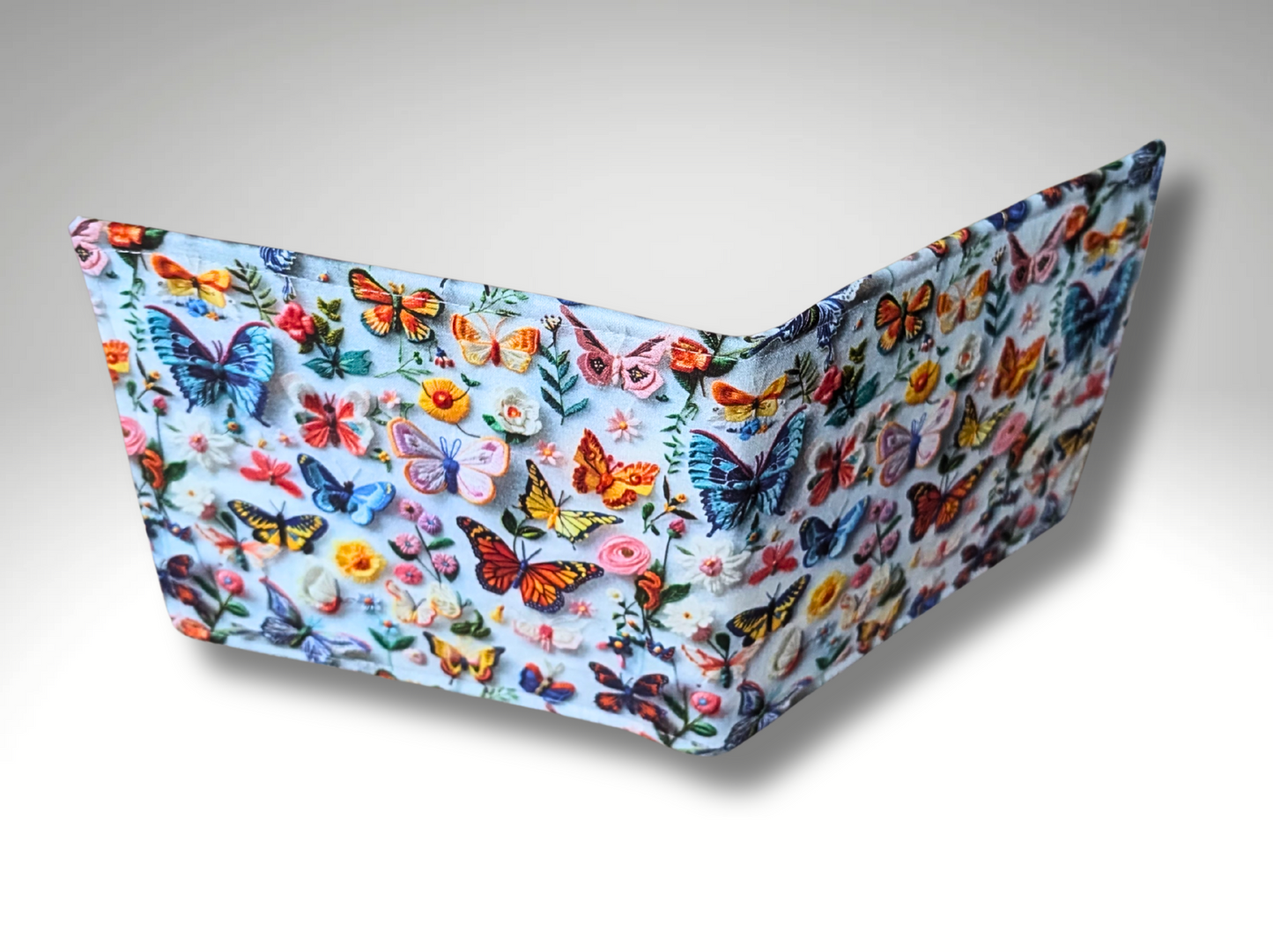 Blue Badge holder, Disabled parking permit holder, Fabric blue badge holder, Butterfly, Key Fob