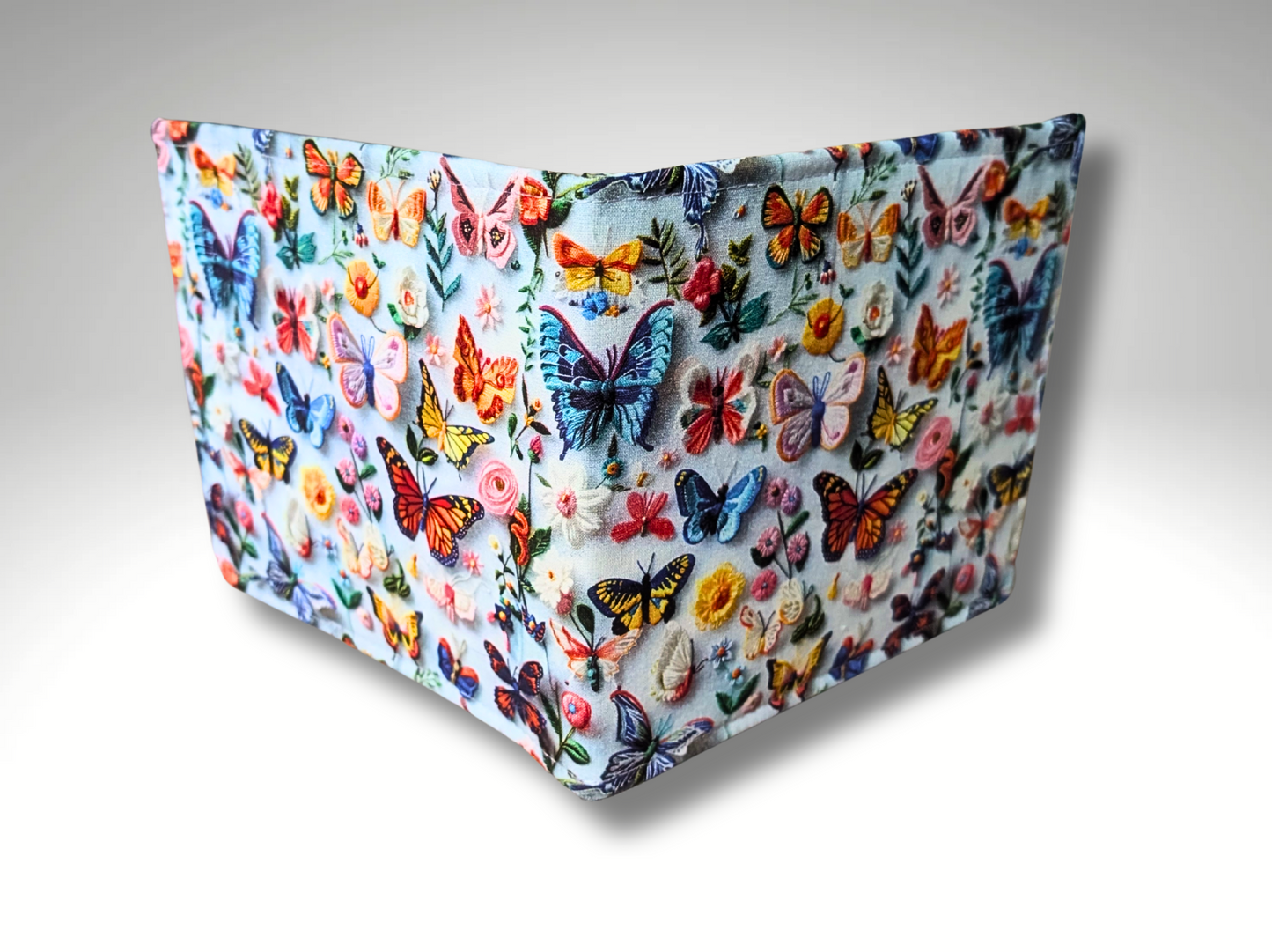 Blue Badge holder, Disabled parking permit holder, Fabric blue badge holder, Butterfly, Key Fob