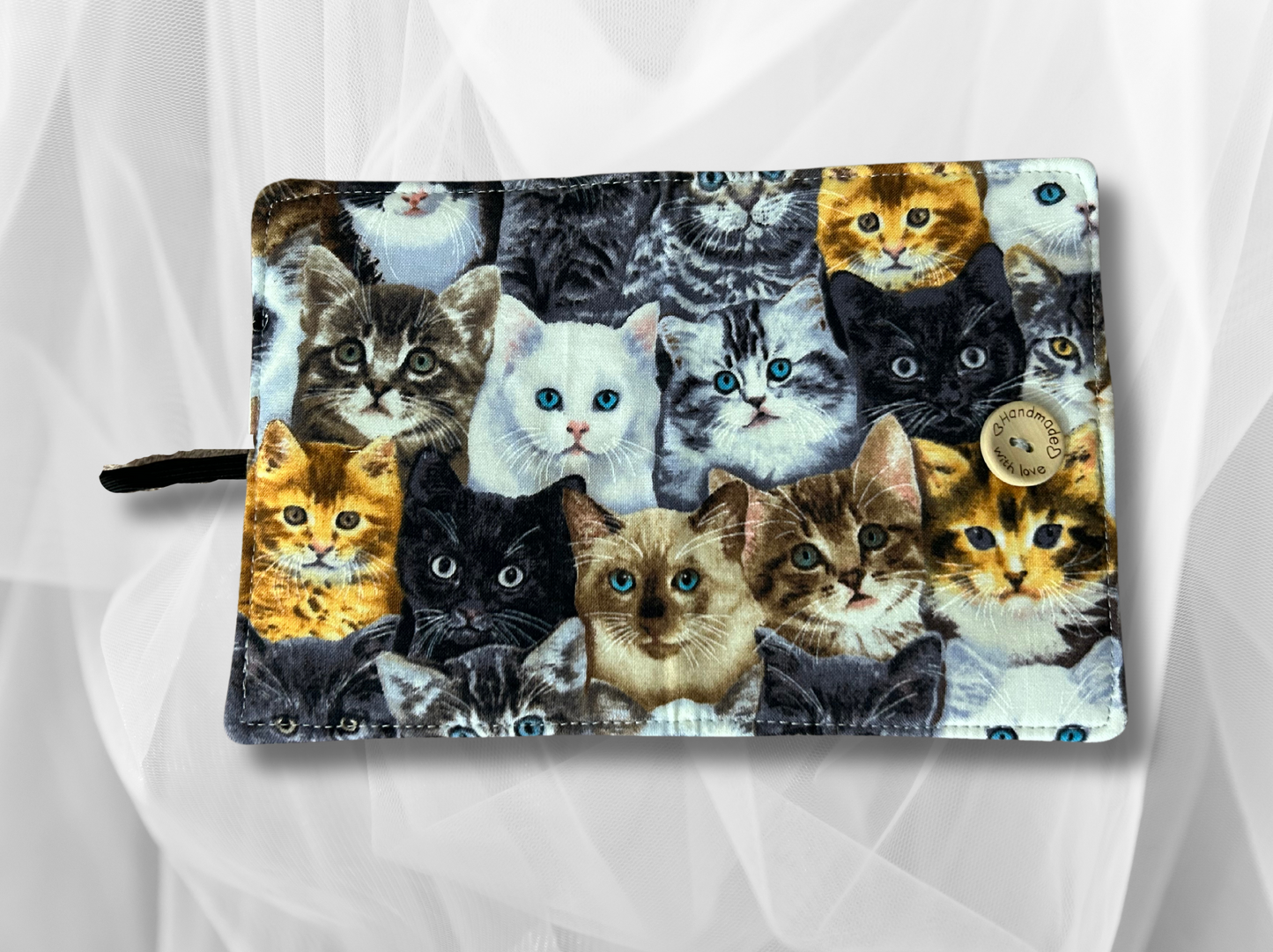 Passport cover, passport holder, passport wallet, Cats