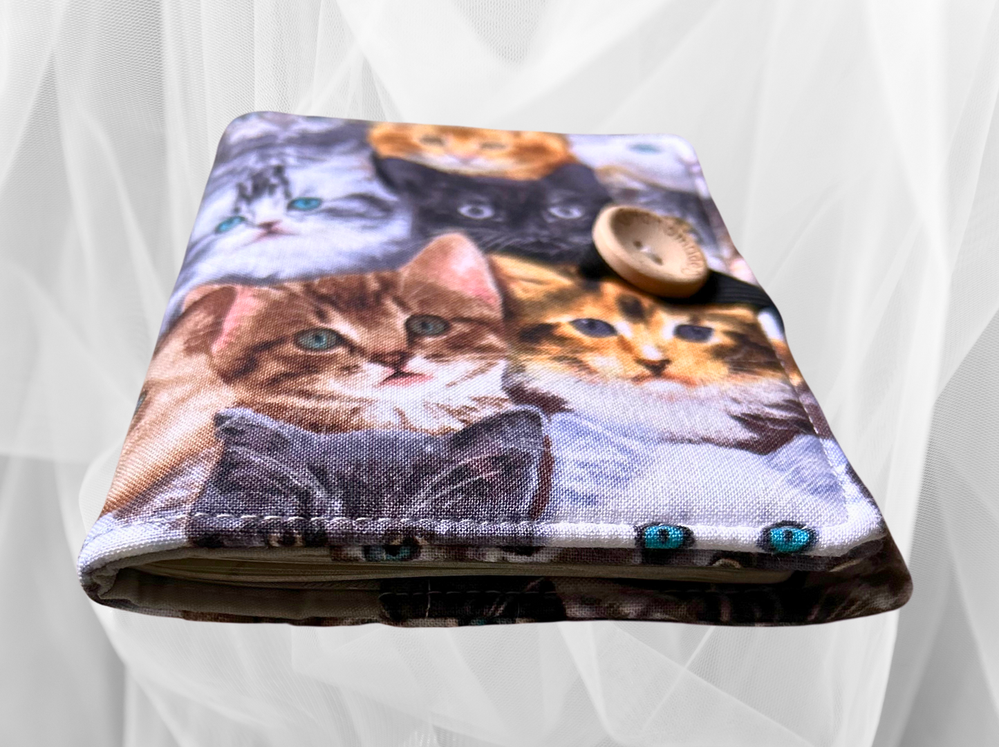 Passport cover, passport holder, passport wallet, Cats