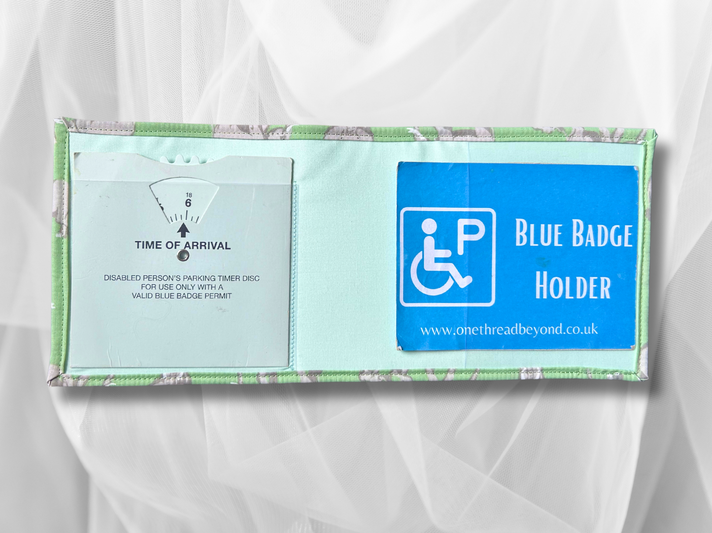 Blue Badge holder, Disabled parking permit holder, Elephant blue badge holder, Fabric blue badge holder,