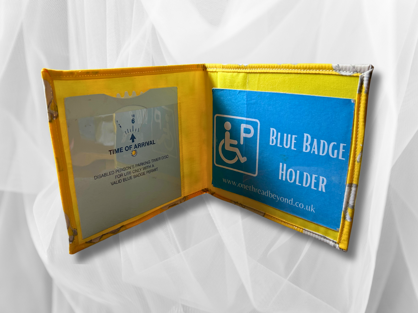 Blue Badge holder, Disabled parking permit holder, Elephant blue badge holder, Fabric blue badge holder,