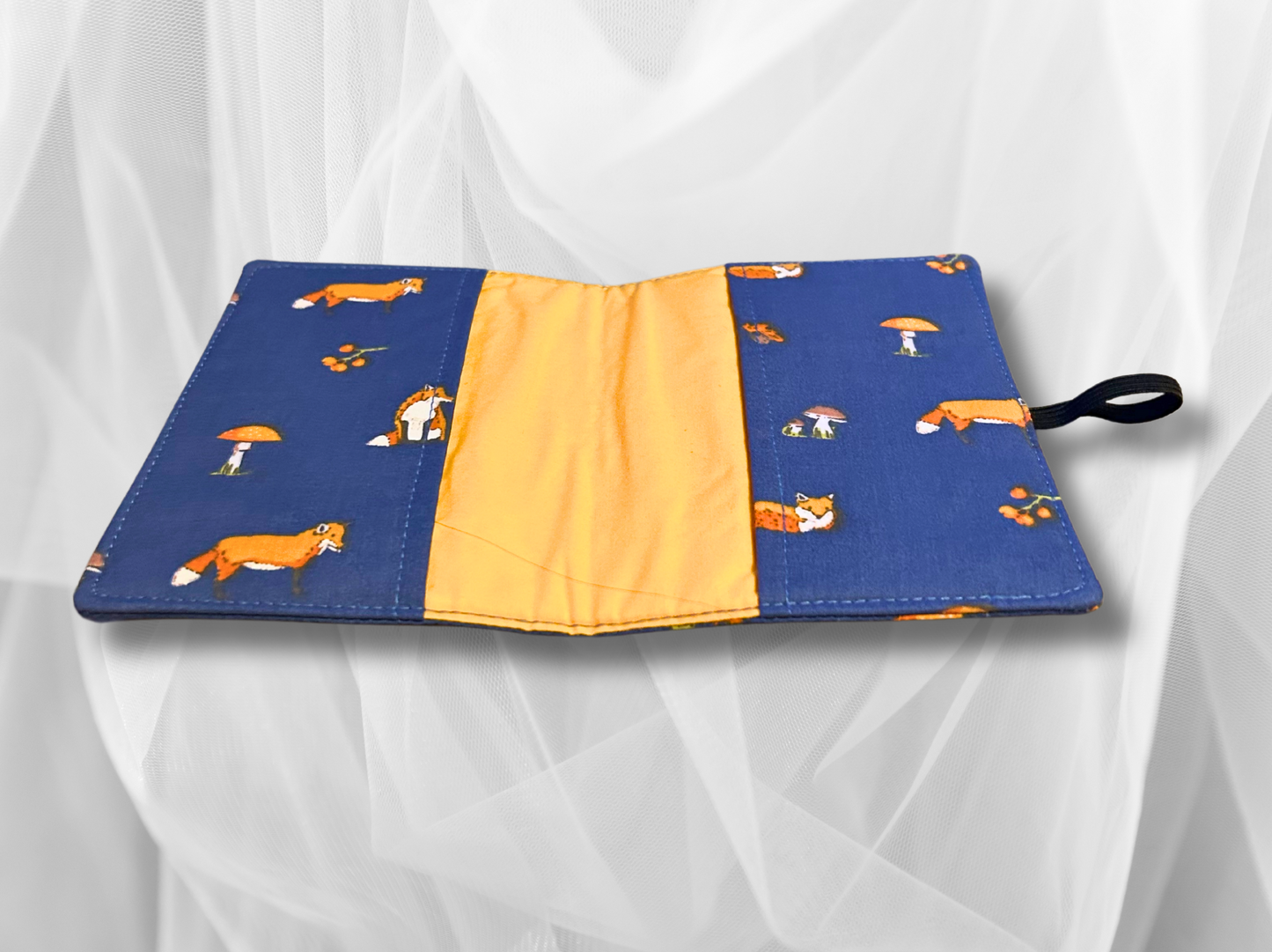 Passport cover, passport holder, passport wallet, Foxs