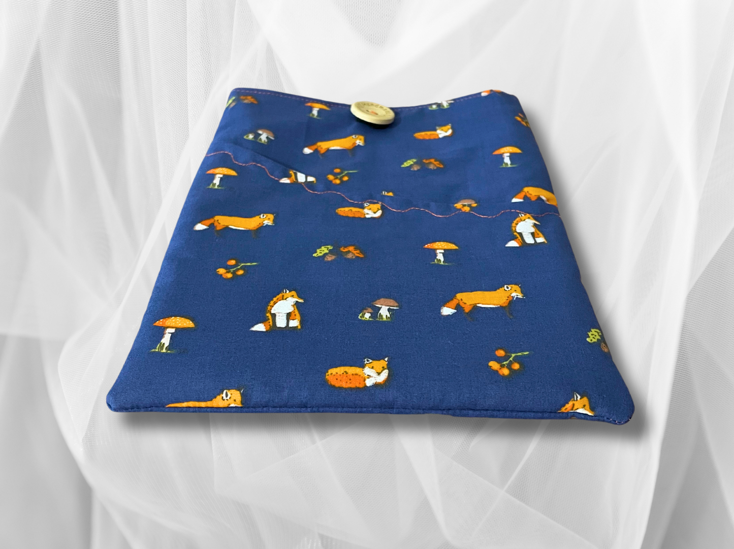Book Sleeve, Book Protector, Book cover, Book mark, Fox book holder