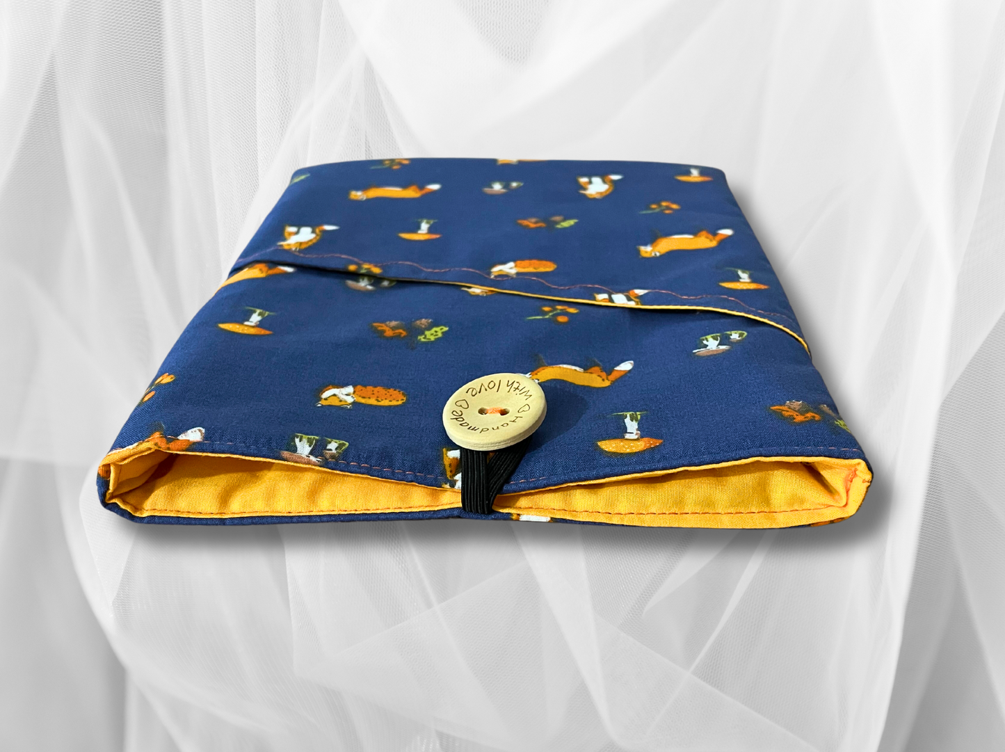 Book Sleeve, Book Protector, Book cover, Book mark, Fox book holder