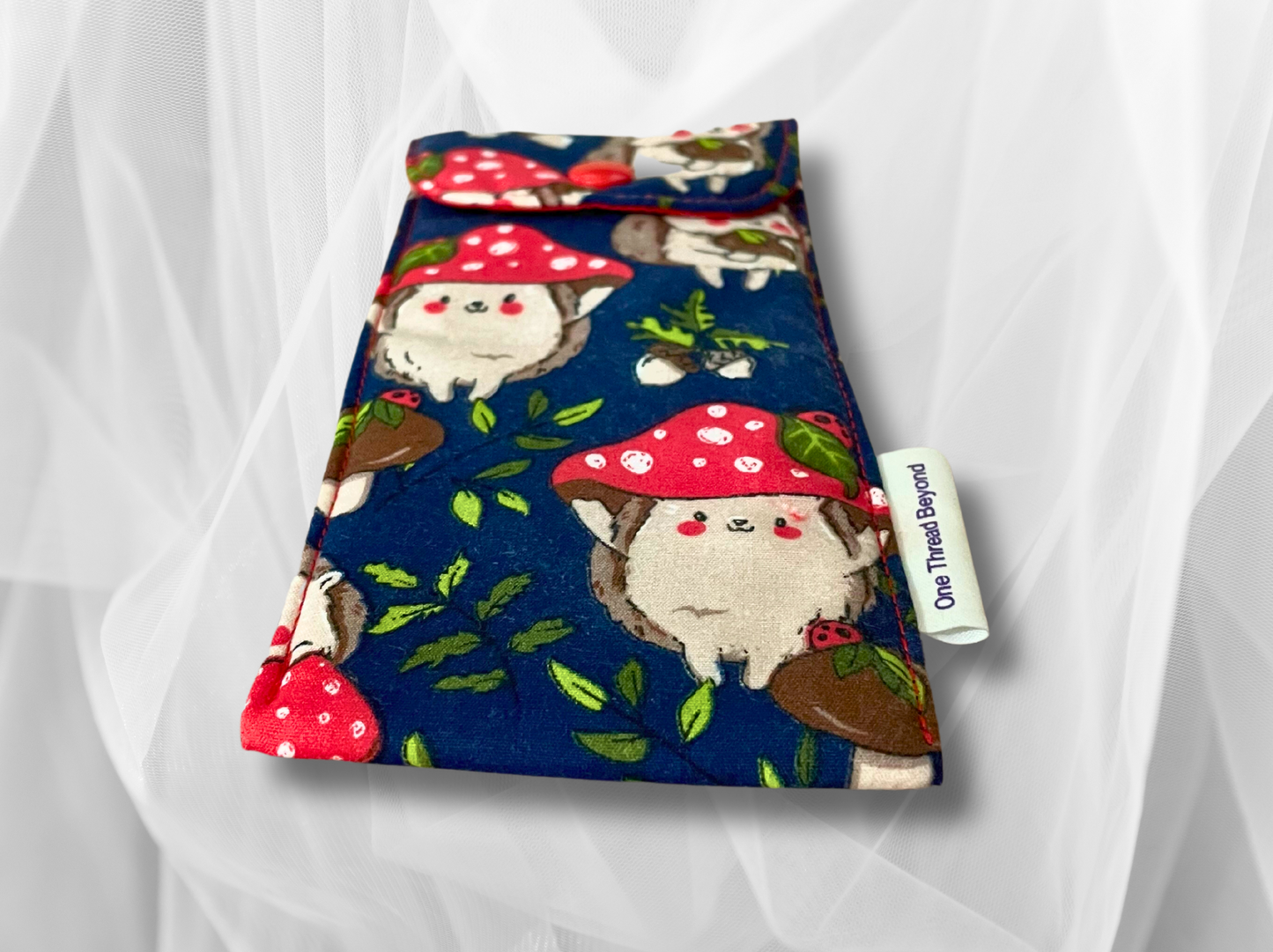 Glasses case, sunglasses case, reading glasses case, hedgehogs