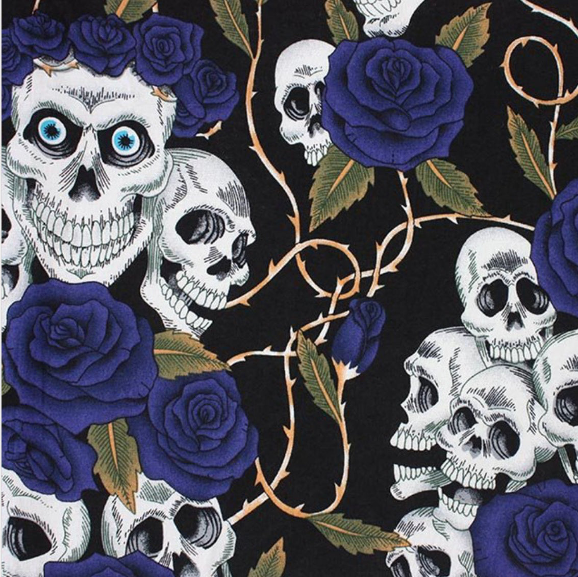 Apron, Half aprons, Waist apron, Peg apron, Skulls