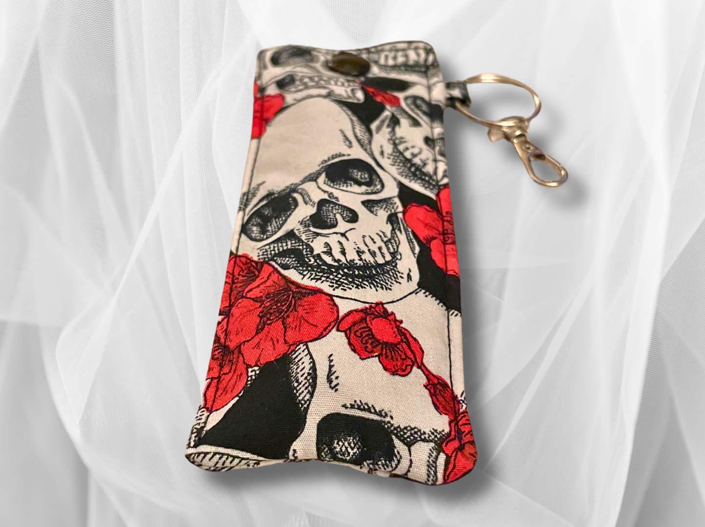 Vape holder, Vape pen case, Skulls and Roses