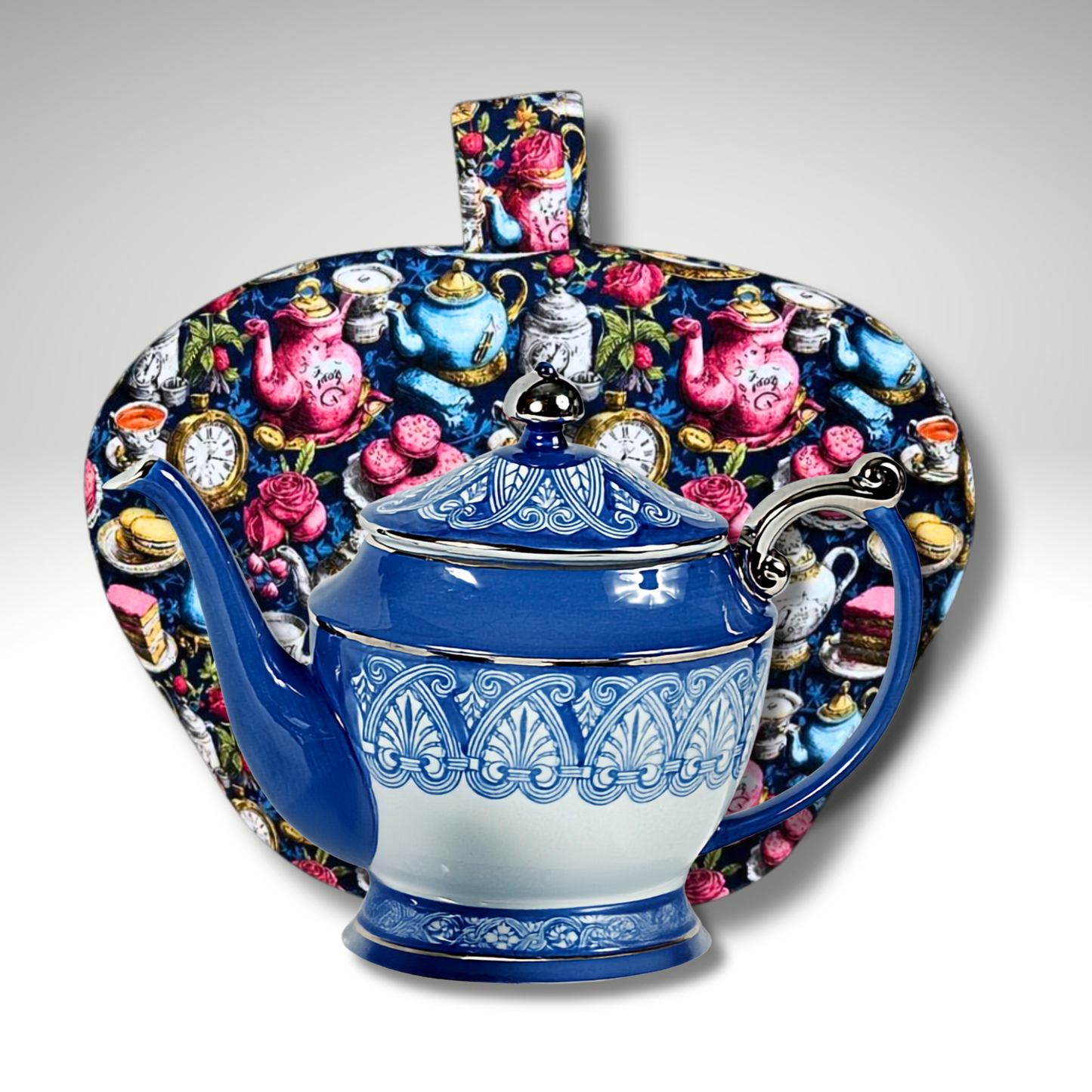 Tea Party Tea Cosy, Teapot Cover, Kitchen Accessories, Housewarming, Wonderland