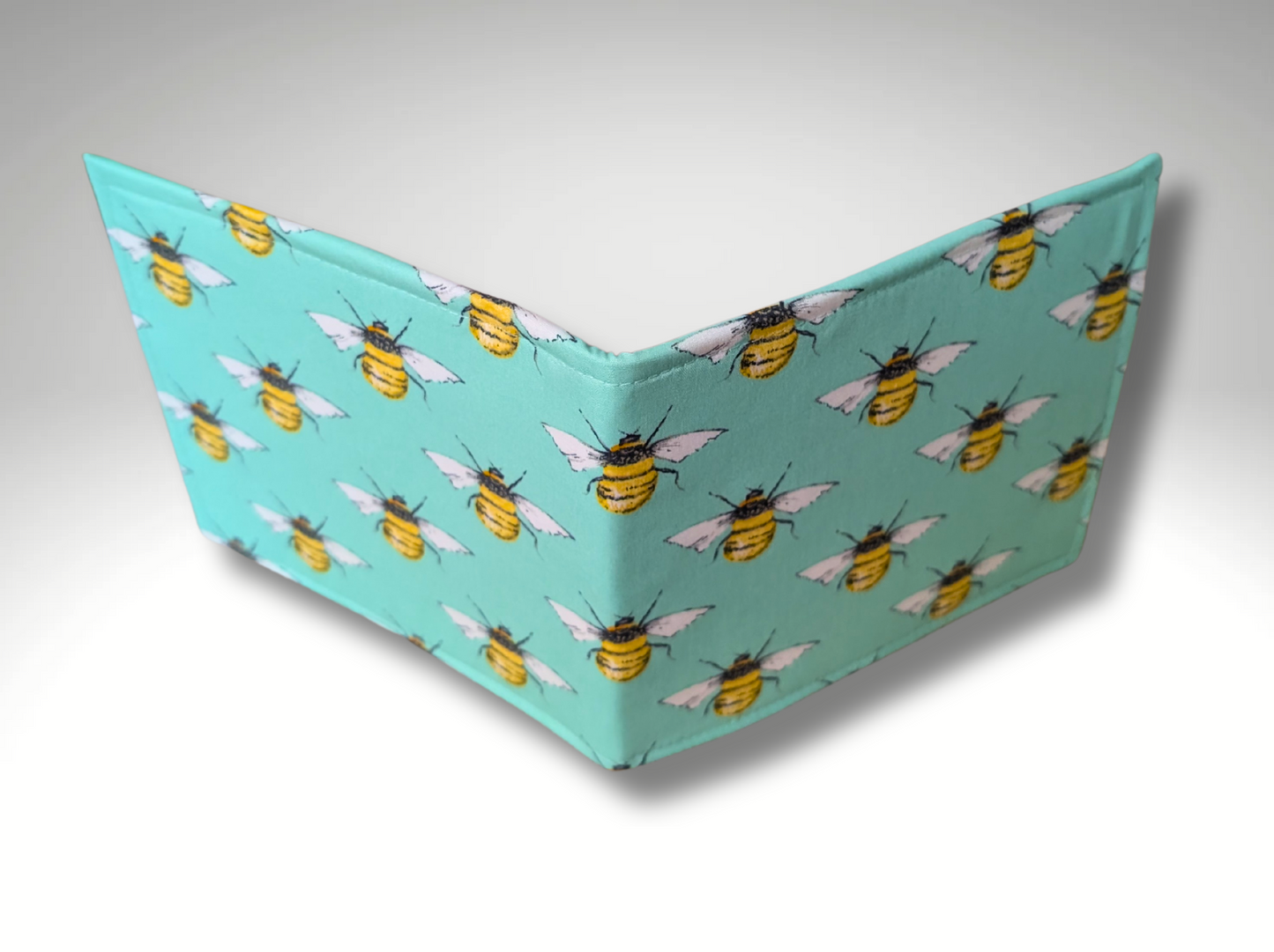 Blue Badge holder, Disabled parking permit holder, Bumble bees, Bee badge holder, Fabric blue badge holder