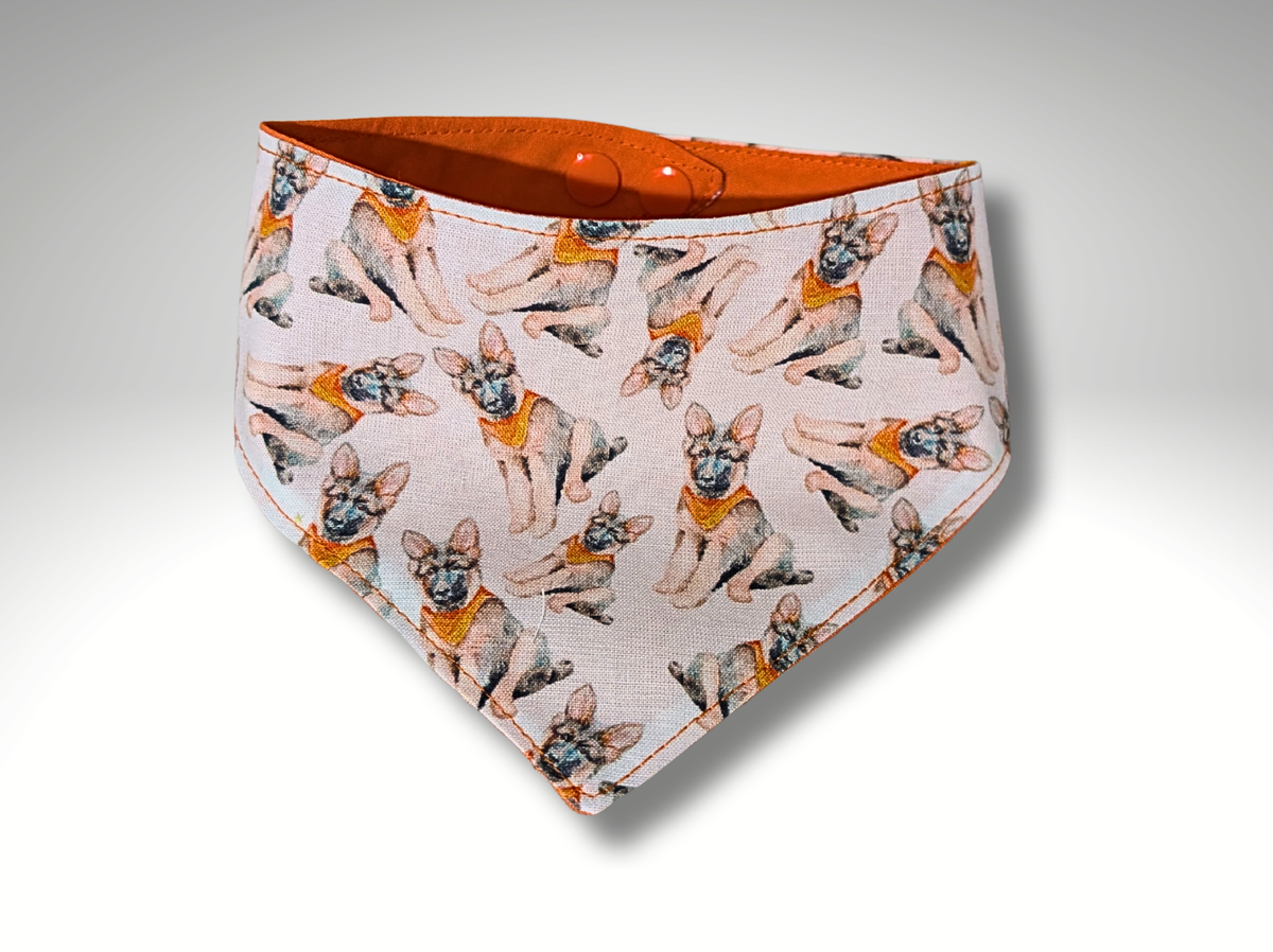 German Shepherd Pet Bandana, dog, cat, Alsatian
