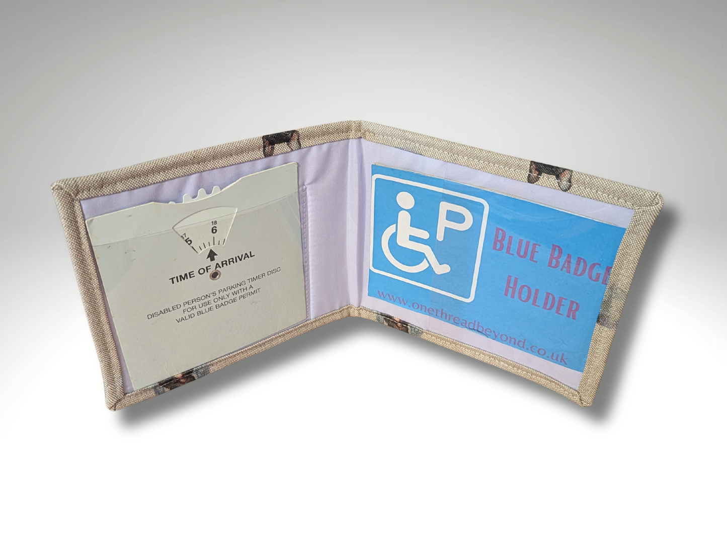 Blue Badge holder, Disabled parking permit holder, French Bulldog blue badge holder