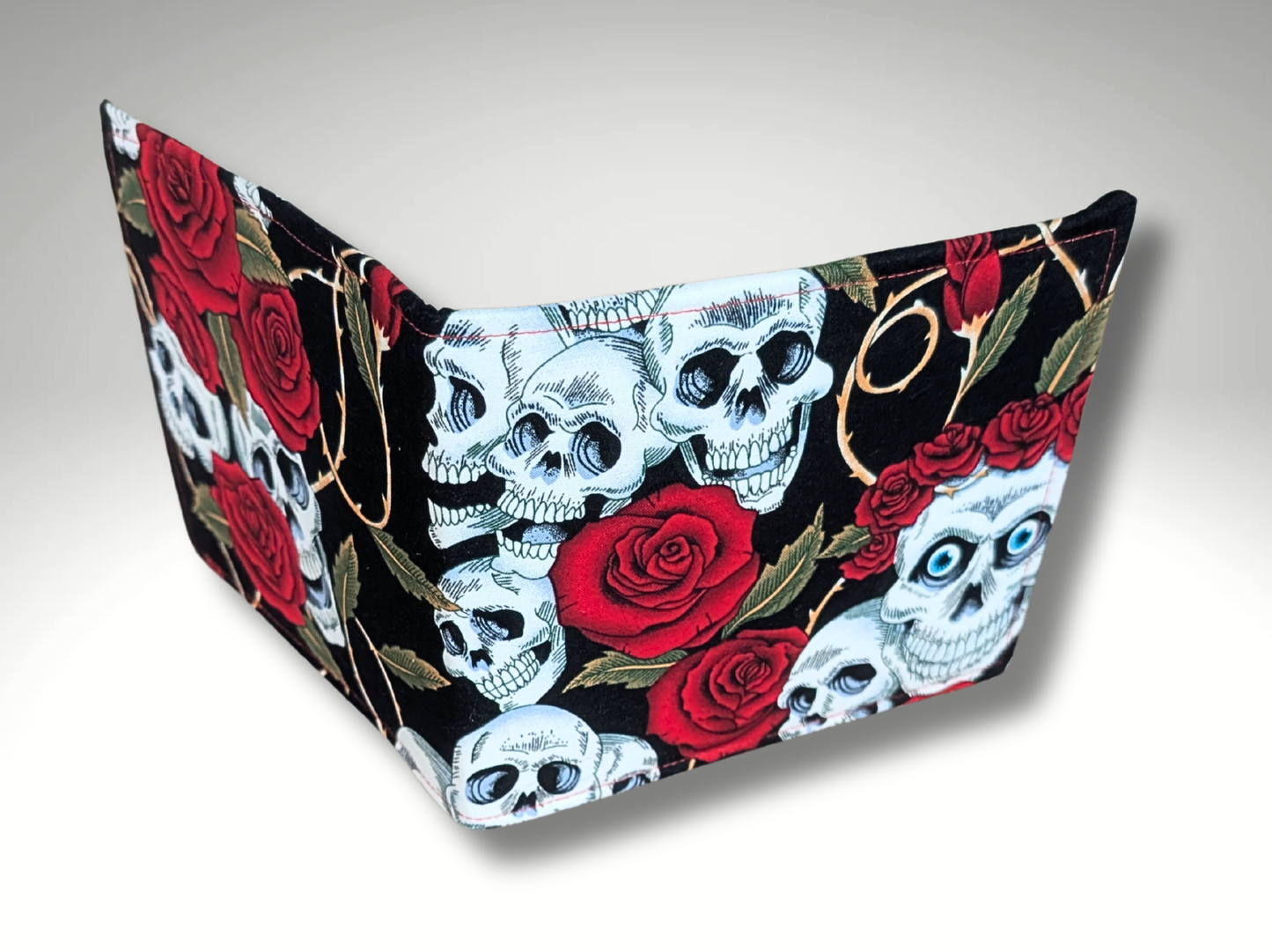 Blue Badge holder, Disabled parking permit holder, skulls and roses blue badge holder, Halloween