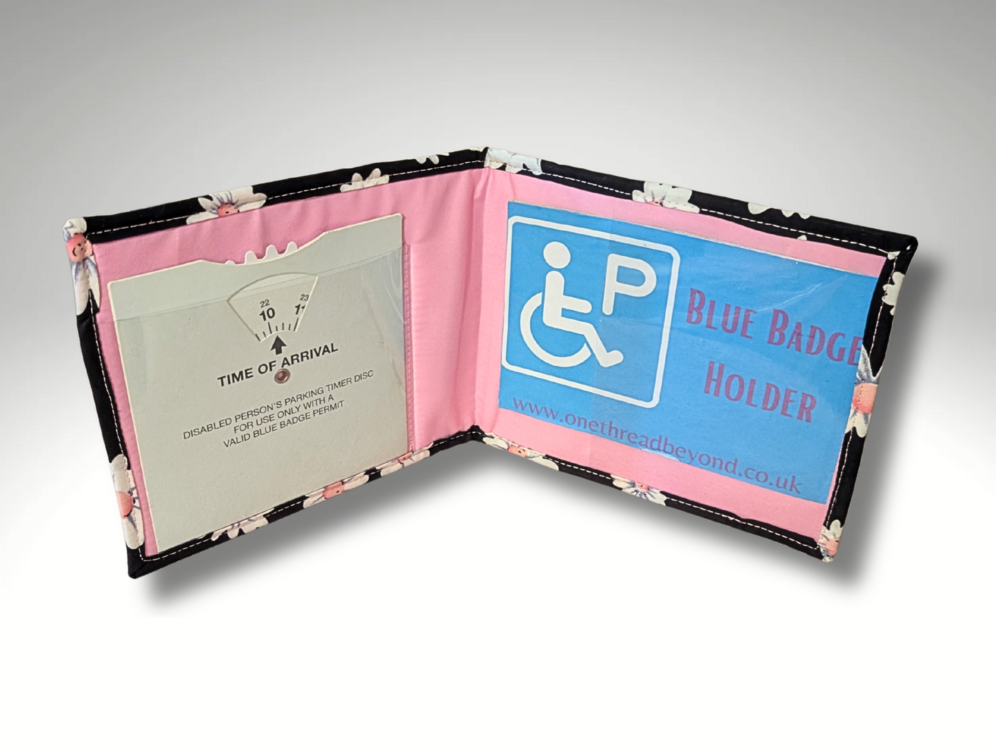 Blue Badge holder, Disabled parking permit holder, Daisy blue badge holder, Floral