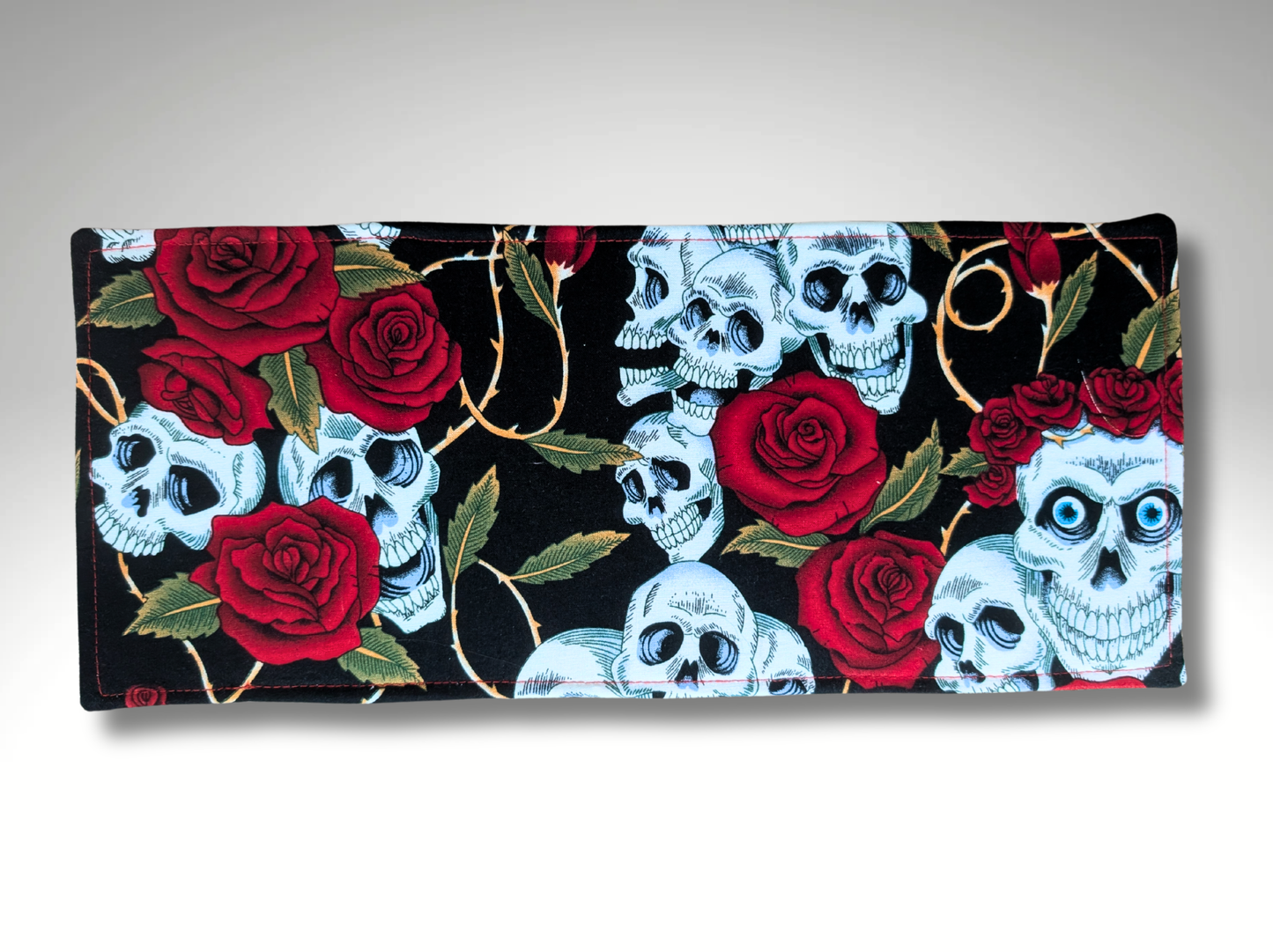 Blue Badge holder, Disabled parking permit holder, skulls and roses blue badge holder, Halloween