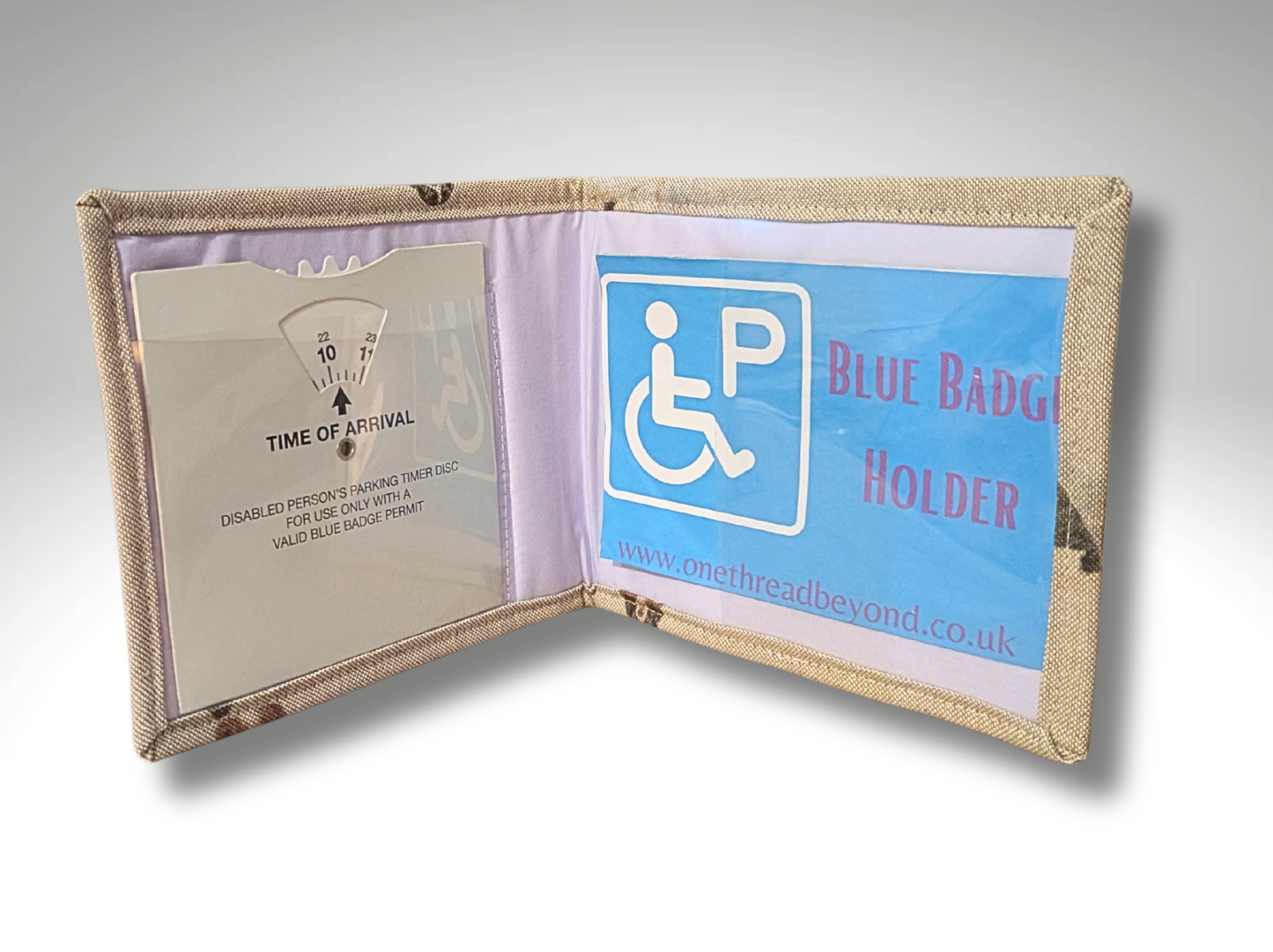 Blue Badge holder, Disabled parking permit holder, Springer Spaniel blue badge holder