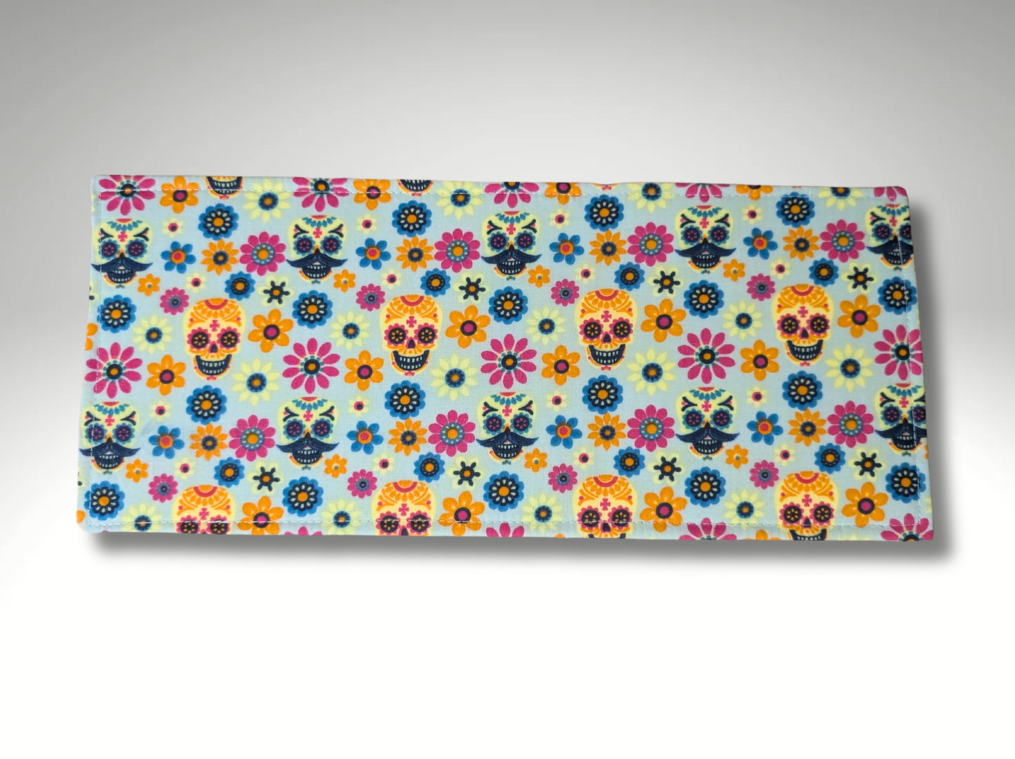 Blue Badge holder, Disabled parking permit holder, Day of the Dead blue badge holder, skull candy, Halloween