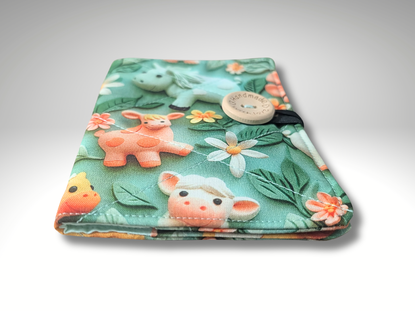 Passport cover, passport holder, passport wallet, passport protector, Farm animals