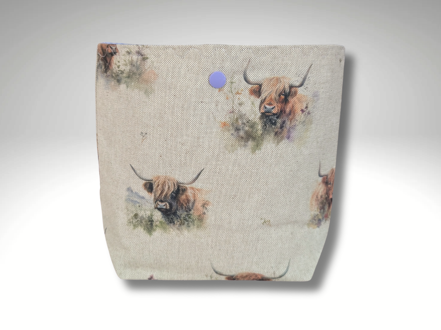 Car tidy, Car bin, car gift, storage bag, hanging bag, Highland Cow, Car accessory