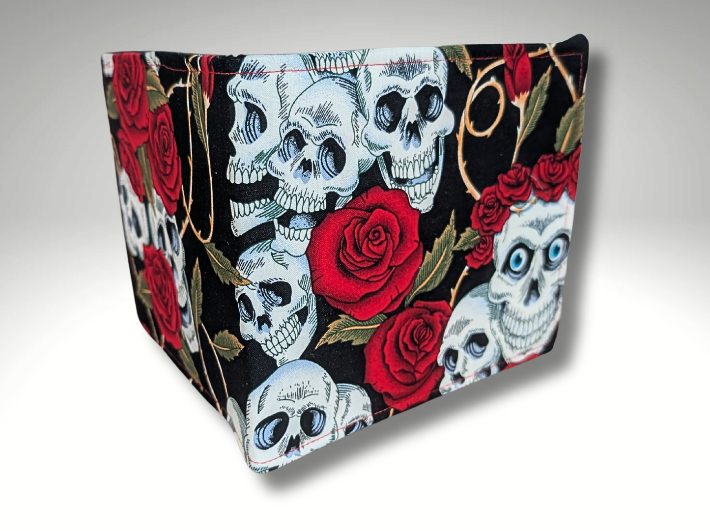 Blue Badge holder, Disabled parking permit holder, skulls and roses blue badge holder, Halloween