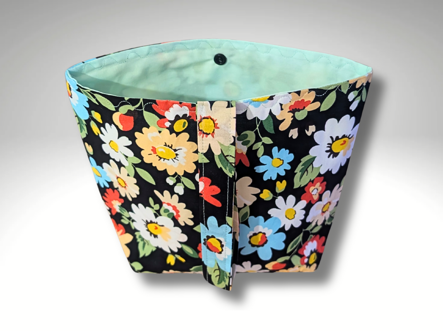Car tidy, Car bin, car gift, storage bag, hanging bag, Floral bag