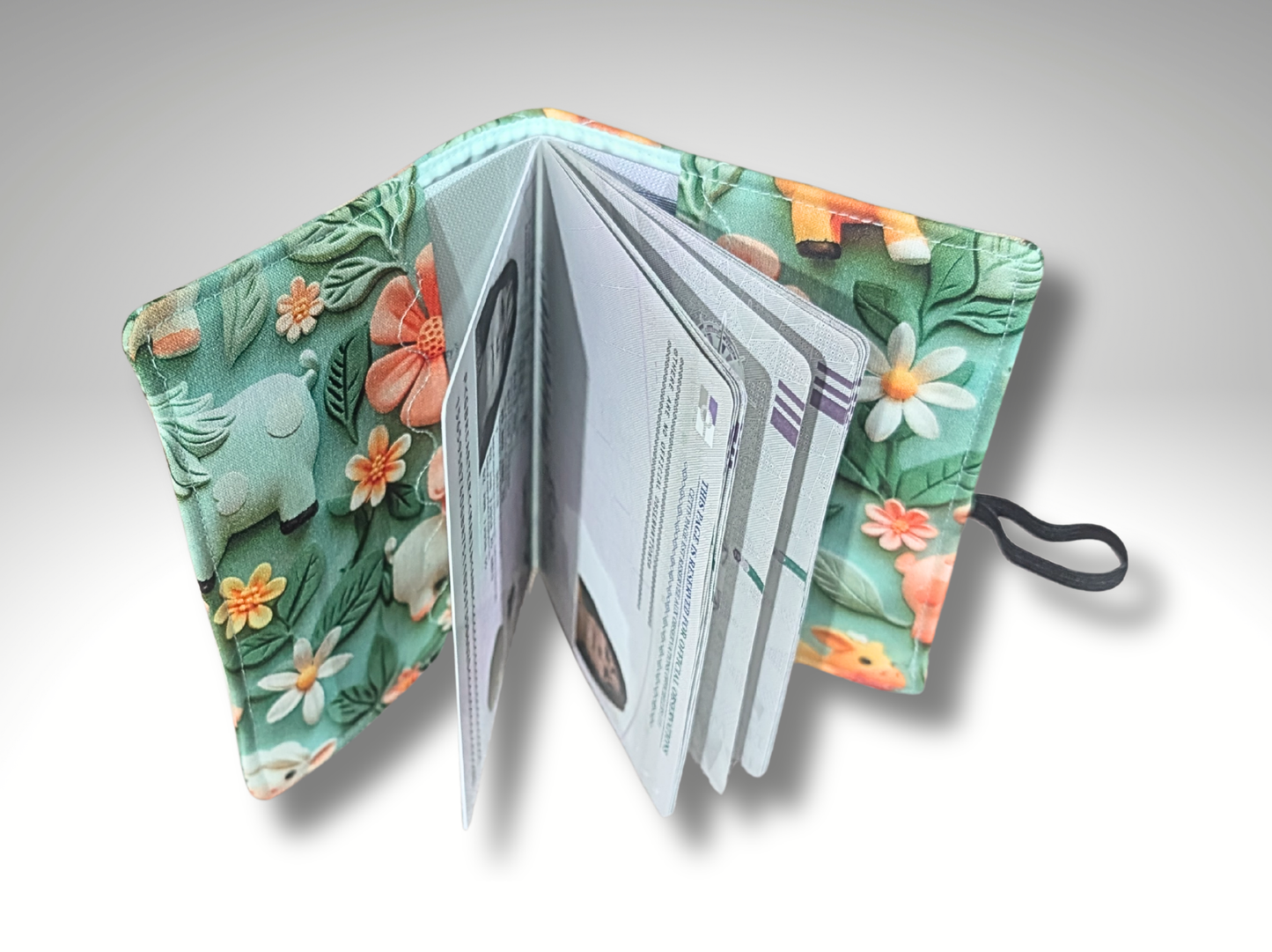 Passport cover, passport holder, passport wallet, passport protector, Farm animals