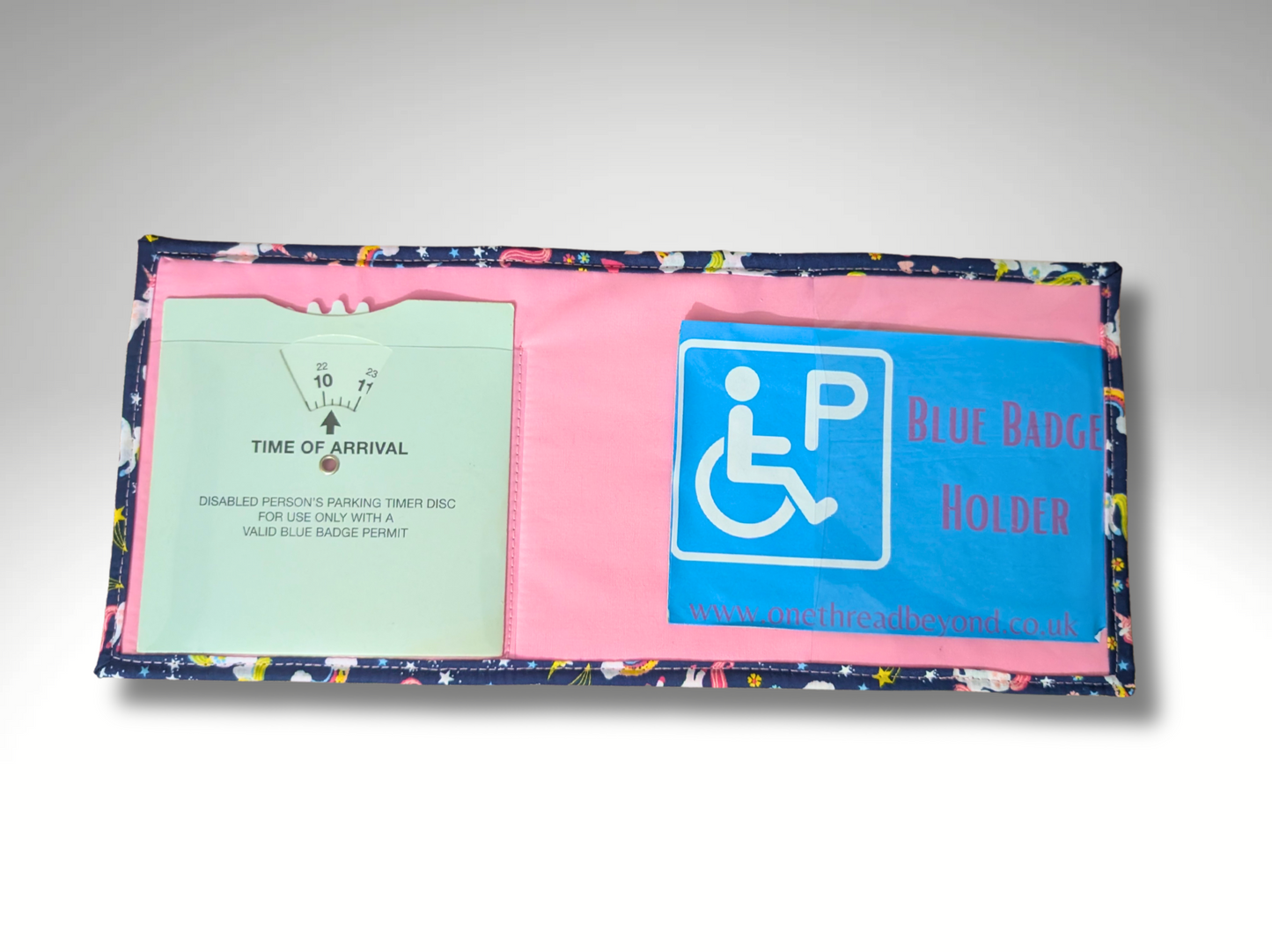 Childrens Blue Badge Holder, Kids blue badge holder, Unicorns