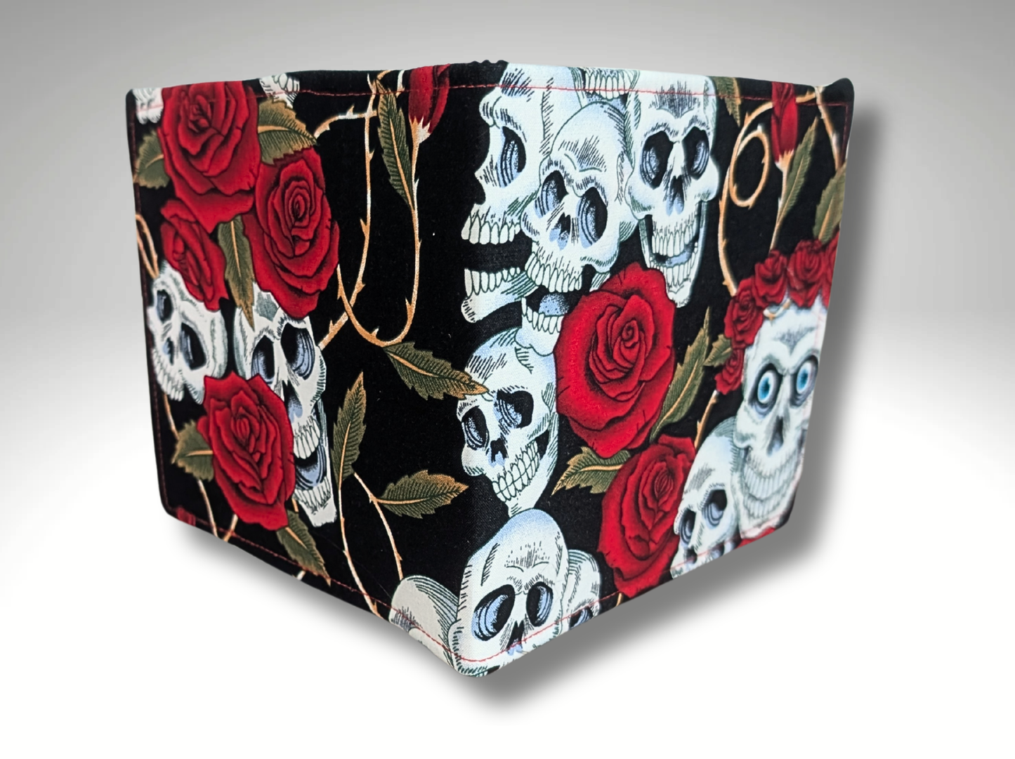 Blue Badge holder, Disabled parking permit holder, skulls and roses blue badge holder, Halloween