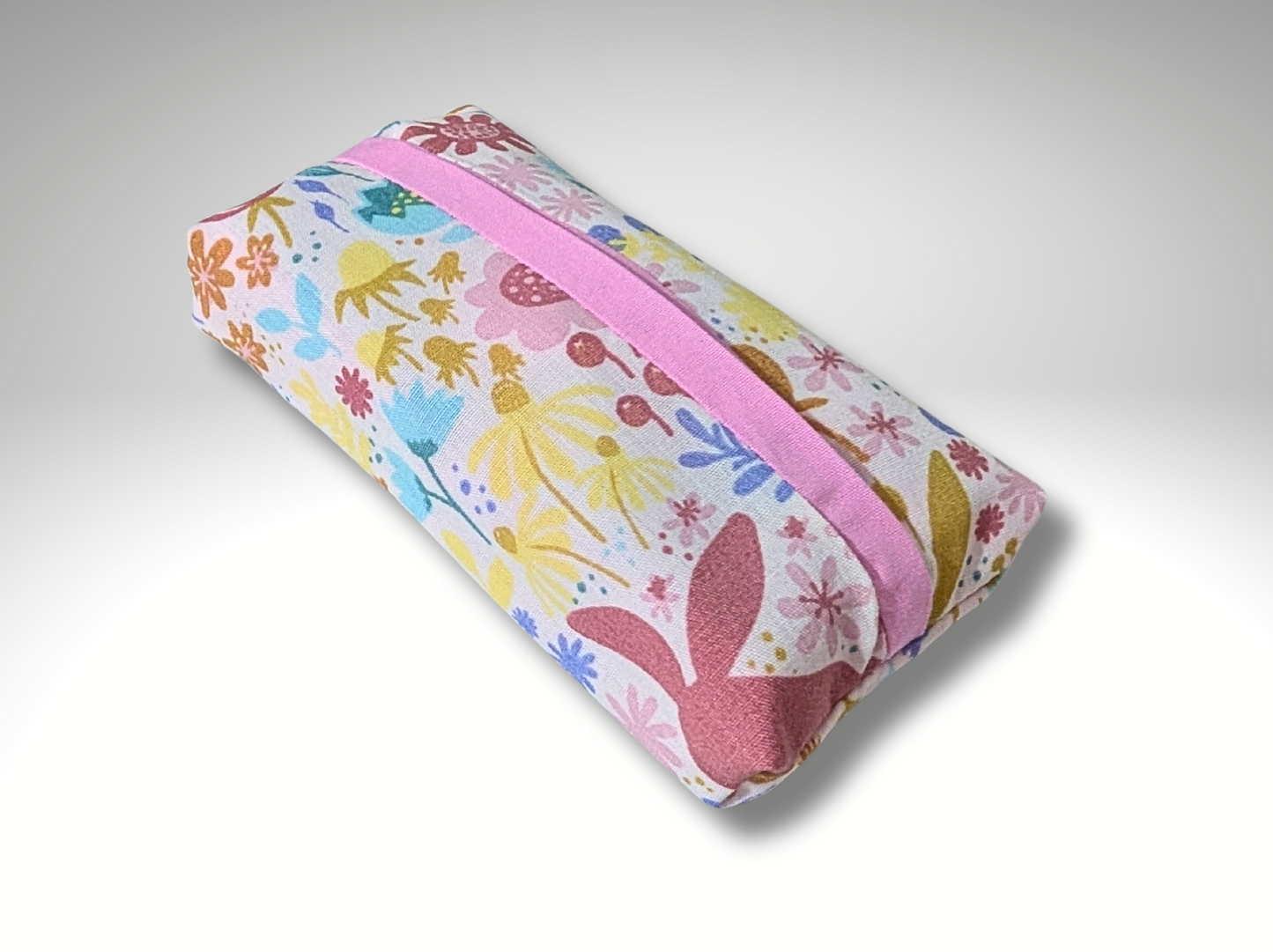 Pocket tissue holder, Key fob tissue holder, travel tissue, Spring Rabbits