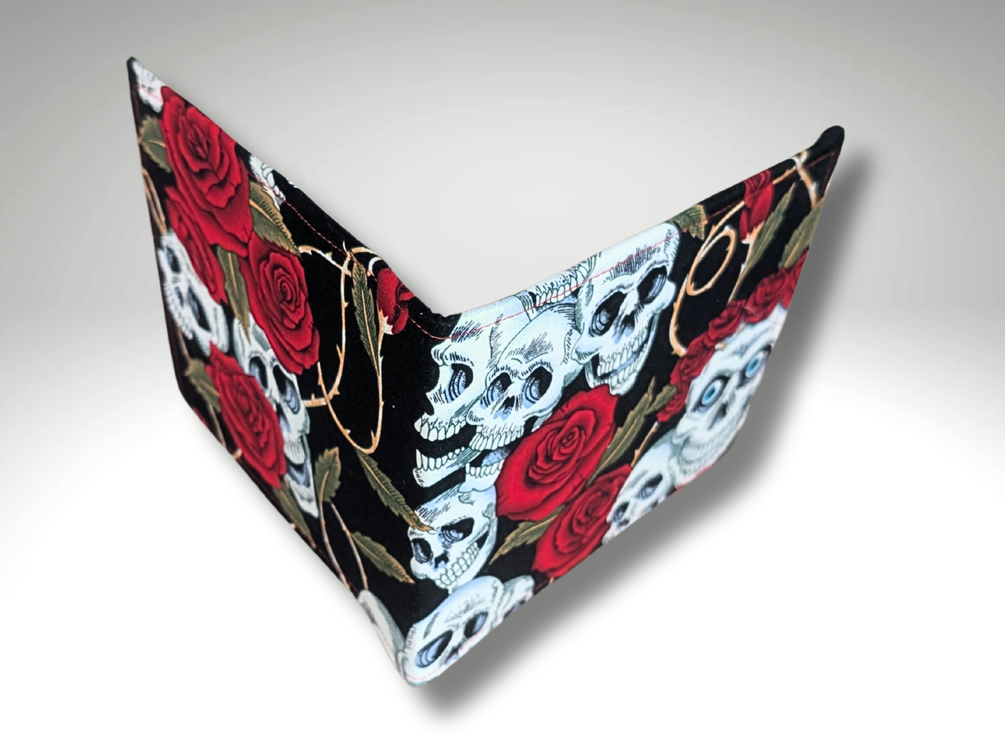 Blue Badge holder, Disabled parking permit holder, skulls and roses blue badge holder, Halloween