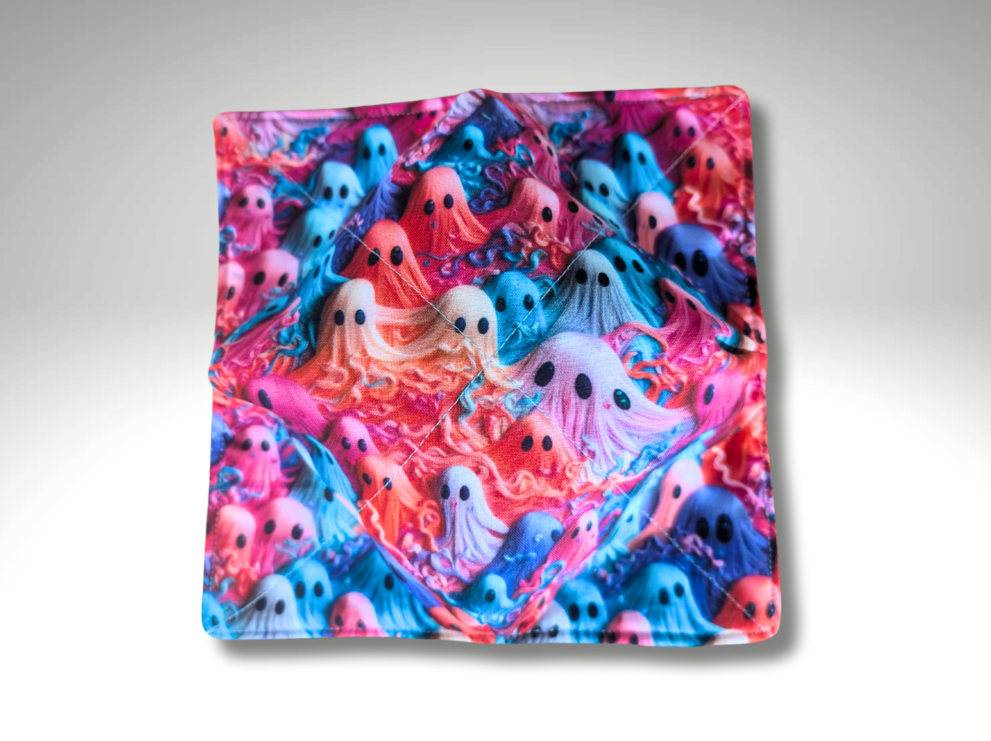 bowl cozy, ghost bowl cosy, bowl holder, bowl holder, bowl hug, housewarming gift, Halloween