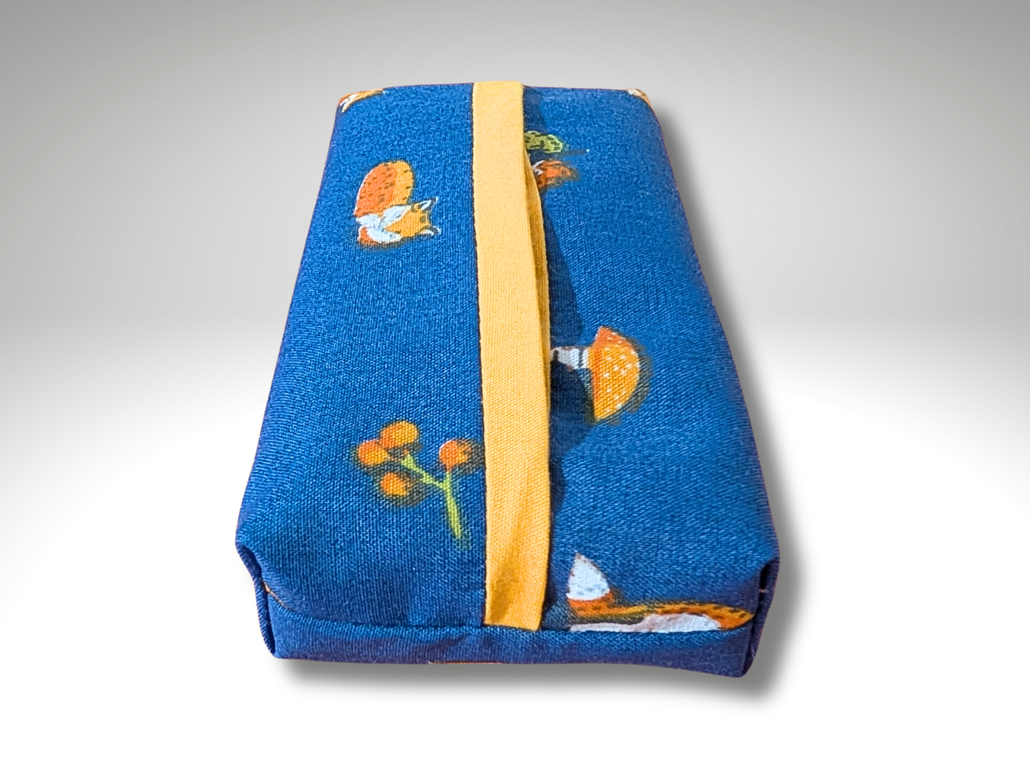 Pocket tissue holder, Key fob tissue holder, travel tissue, Fox