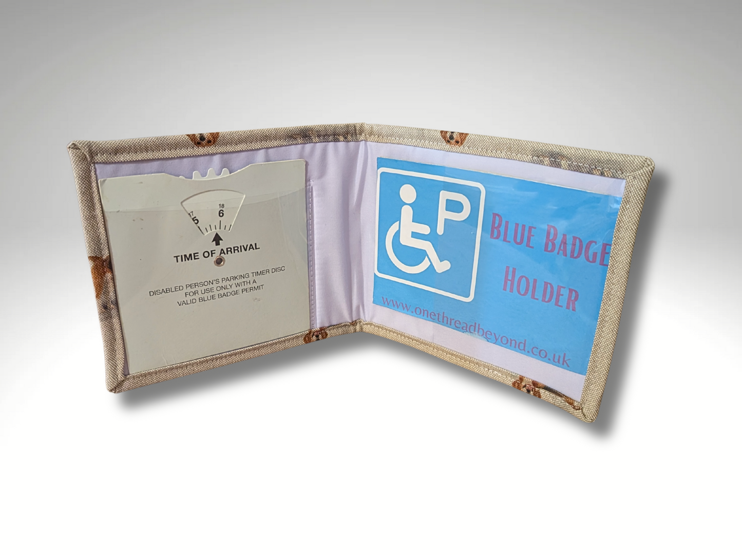 Blue Badge holder, Disabled parking permit holder, Beagle blue badge holder