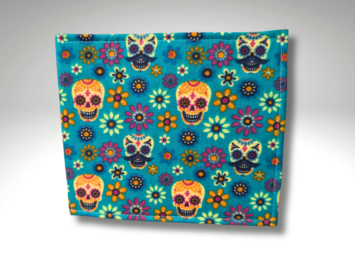 Blue Badge holder, Disabled parking permit holder, Day of the Dead blue badge holder, Jade skull candy, Halloween