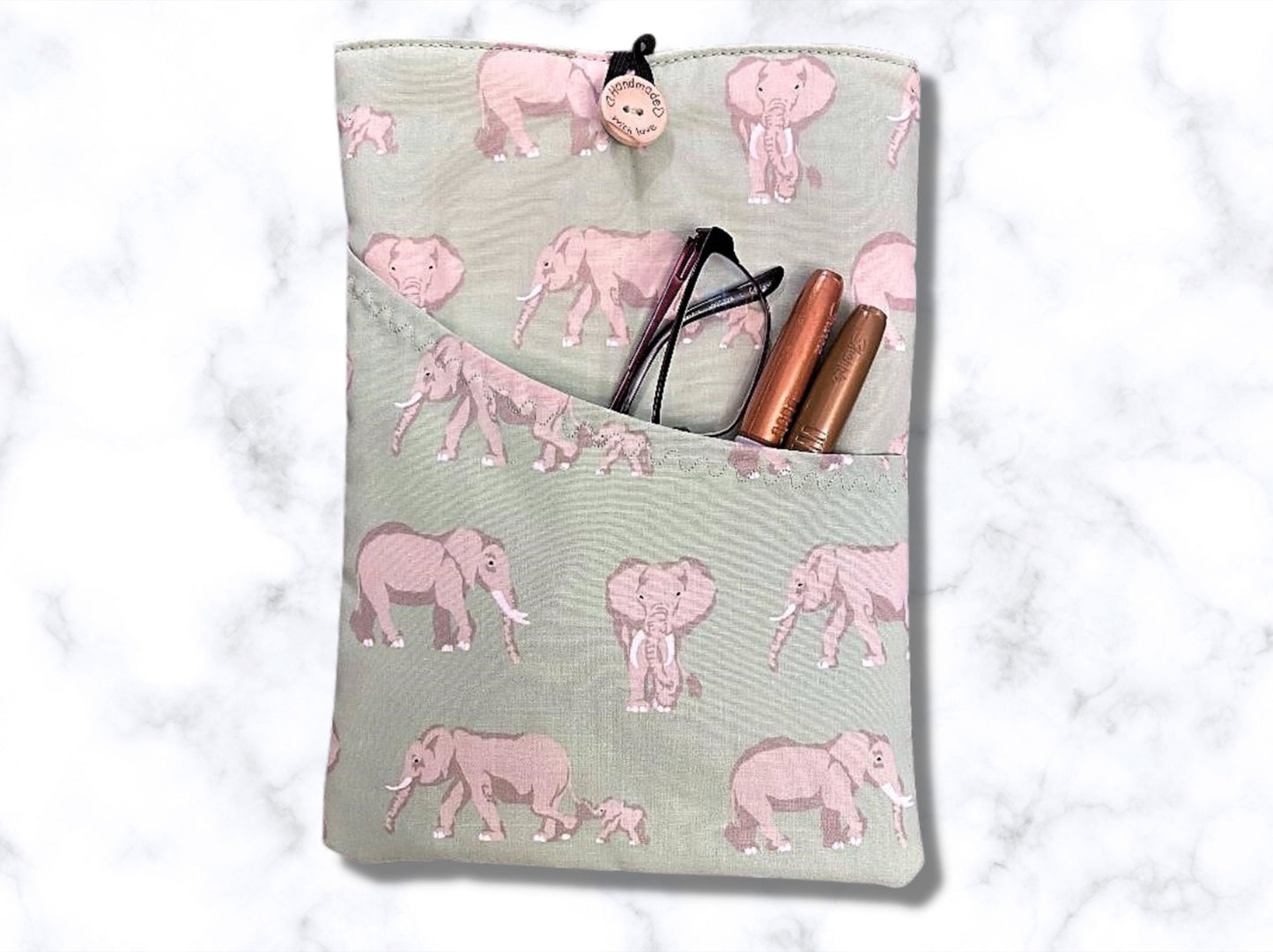 Book Sleeve, Book holder, Book cover, Book jacket, Book protector, Book mark, Elephant book holder