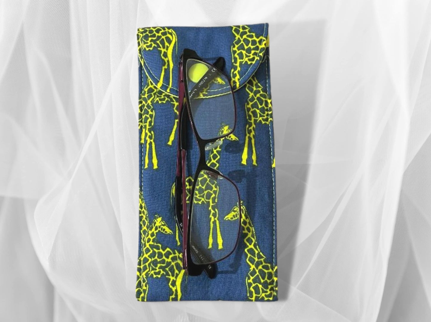 Glasses case, soft padded glasses case, soft pouch, Giraffes, mothers day gift, fathers day gift