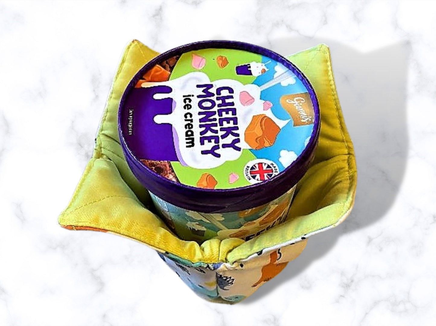 Ice cream cozy, Ice cream holder, ice cream bowl, Noodle bowl, Kids party bowl, bowl holder, party gift, dinosaurs