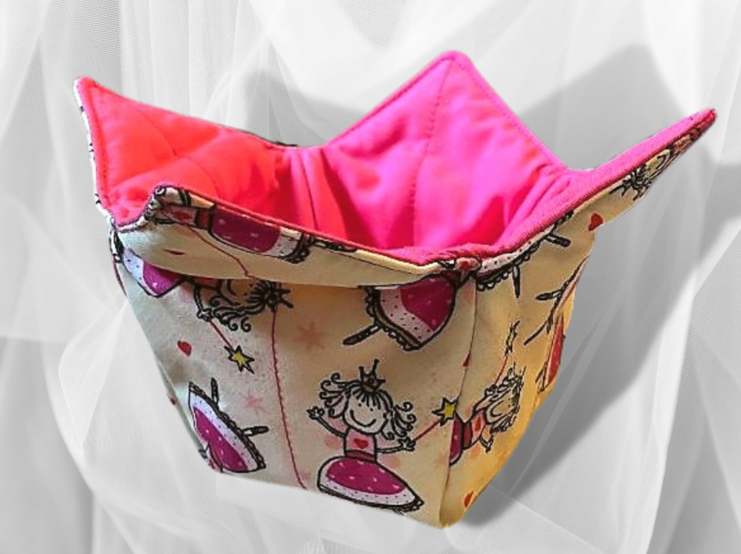 Ice cream cozy, Ice cream holder, ice cream bowl, Noodle bowl, Kids party bowl, bowl holder, party gift, Princess