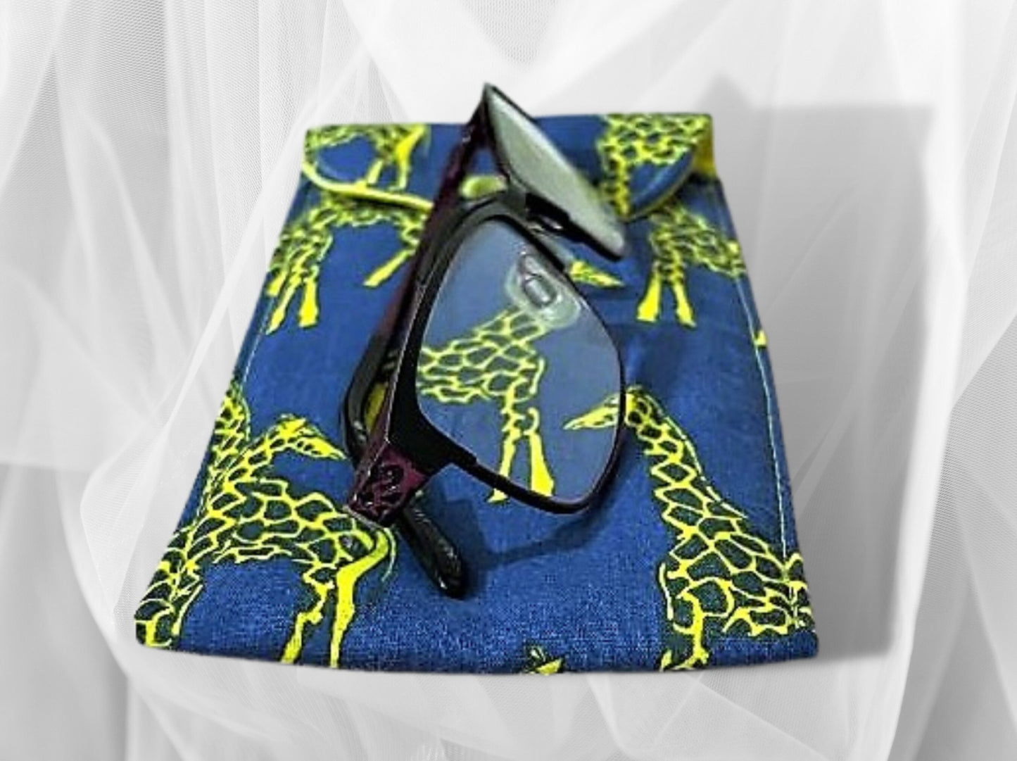 Glasses case, soft padded glasses case, soft pouch, Giraffes, mothers day gift, fathers day gift