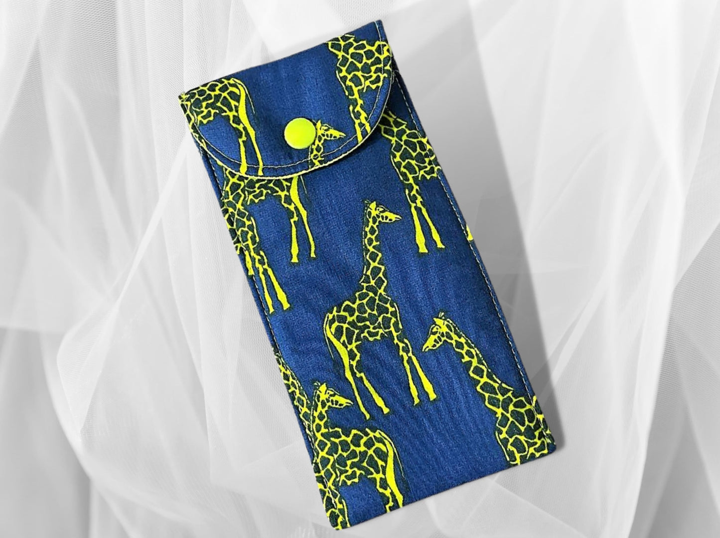Glasses case, soft padded glasses case, soft pouch, Giraffes, mothers day gift, fathers day gift