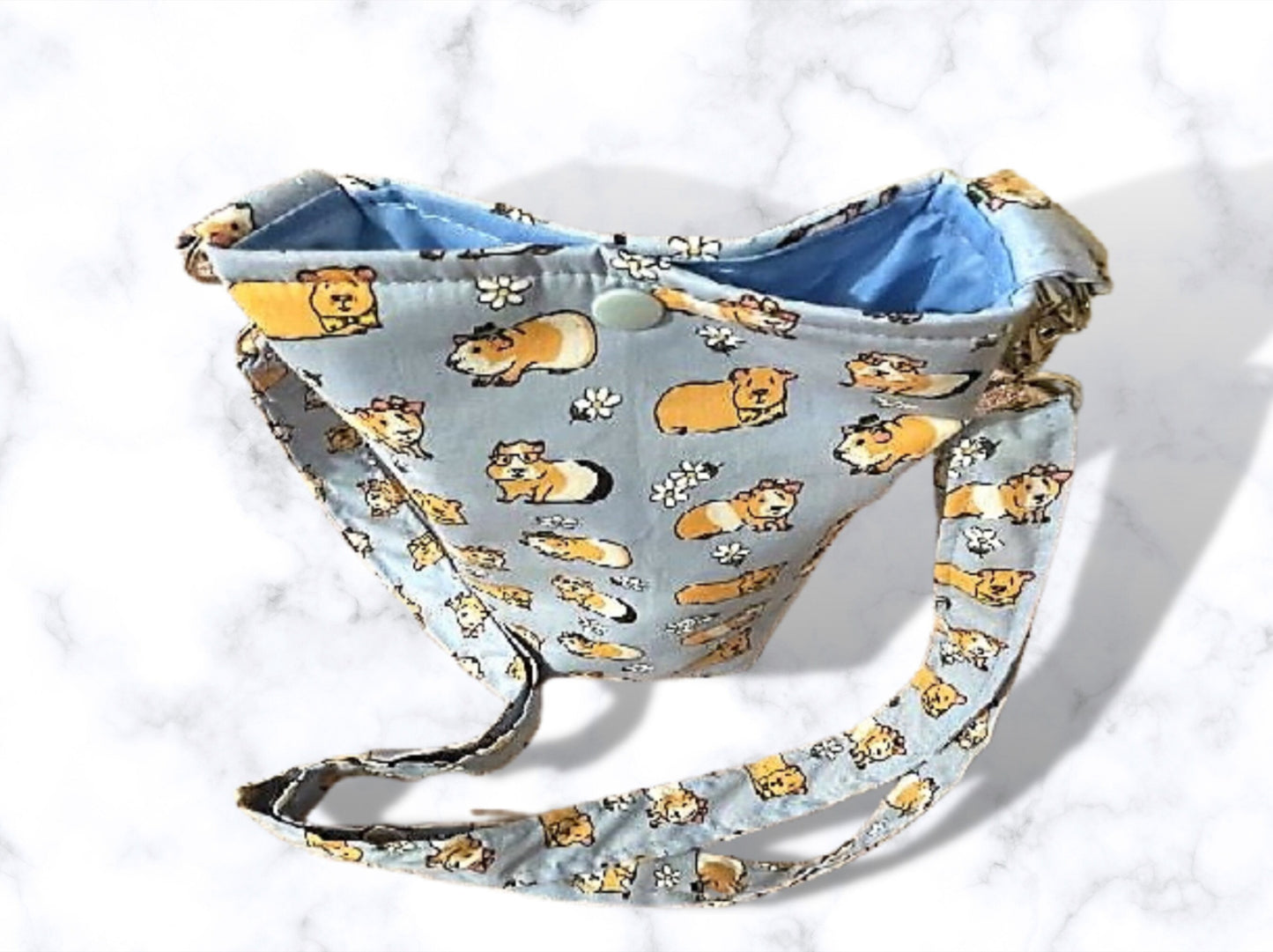 Bottle bag, travel bottle bag, water bottle bag, drinks holder, drinks carrier, holiday bag, dog walking bag, across body bag, Guinea pigs