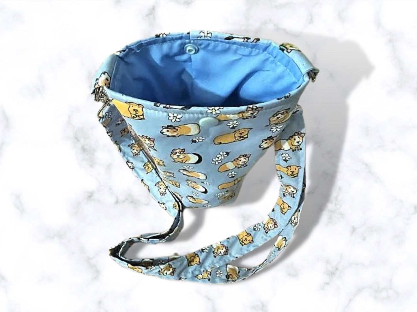 Bottle bag, travel bottle bag, water bottle bag, drinks holder, drinks carrier, holiday bag, dog walking bag, across body bag, Guinea pigs